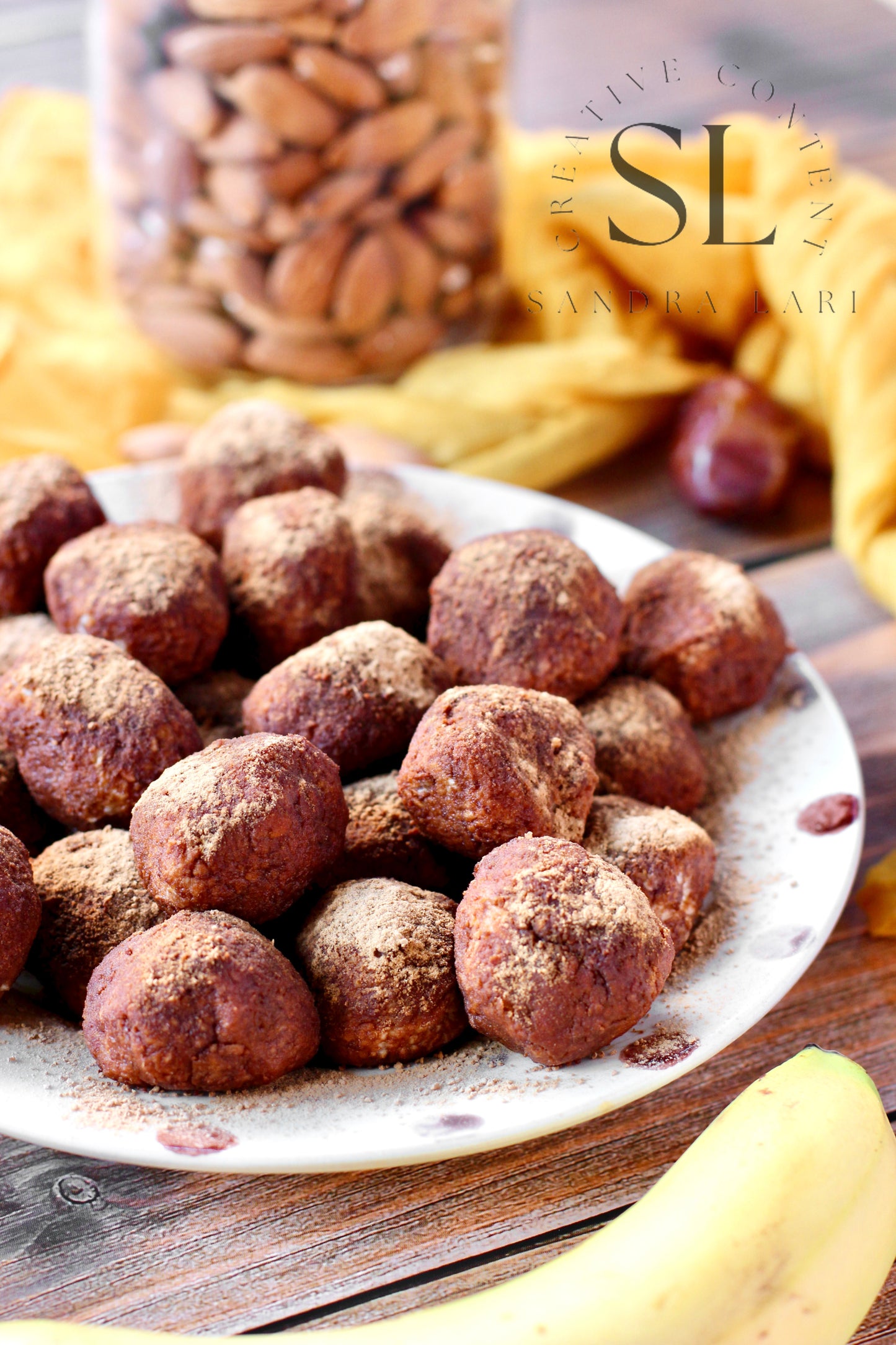 Raw Vegan Truffles Snack - Set 3 of 4