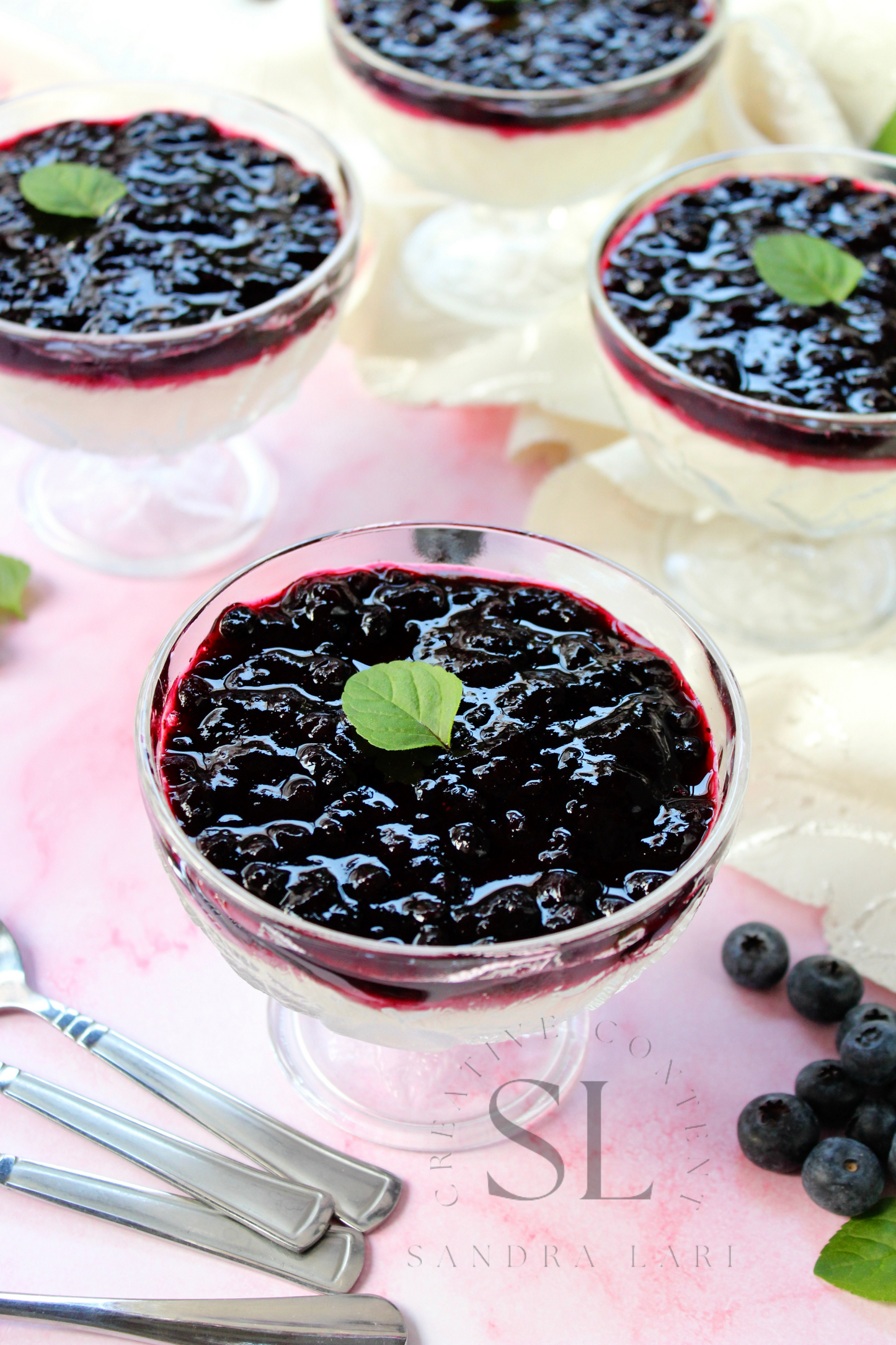 Healthy Blueberry Pudding Dessert - Exclusive