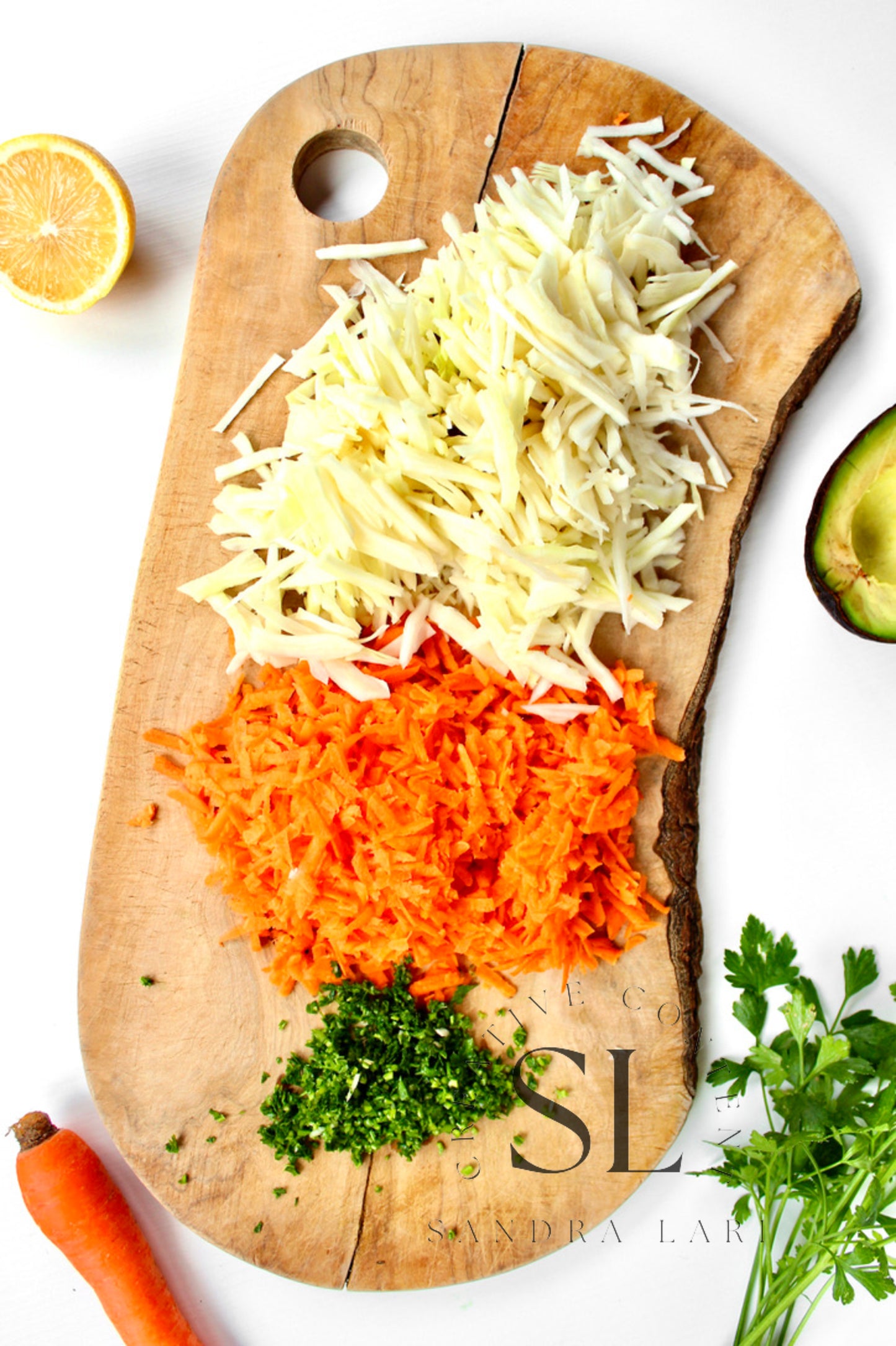Creamy Avocado & Garlic Coleslaw - Set 1 of 4