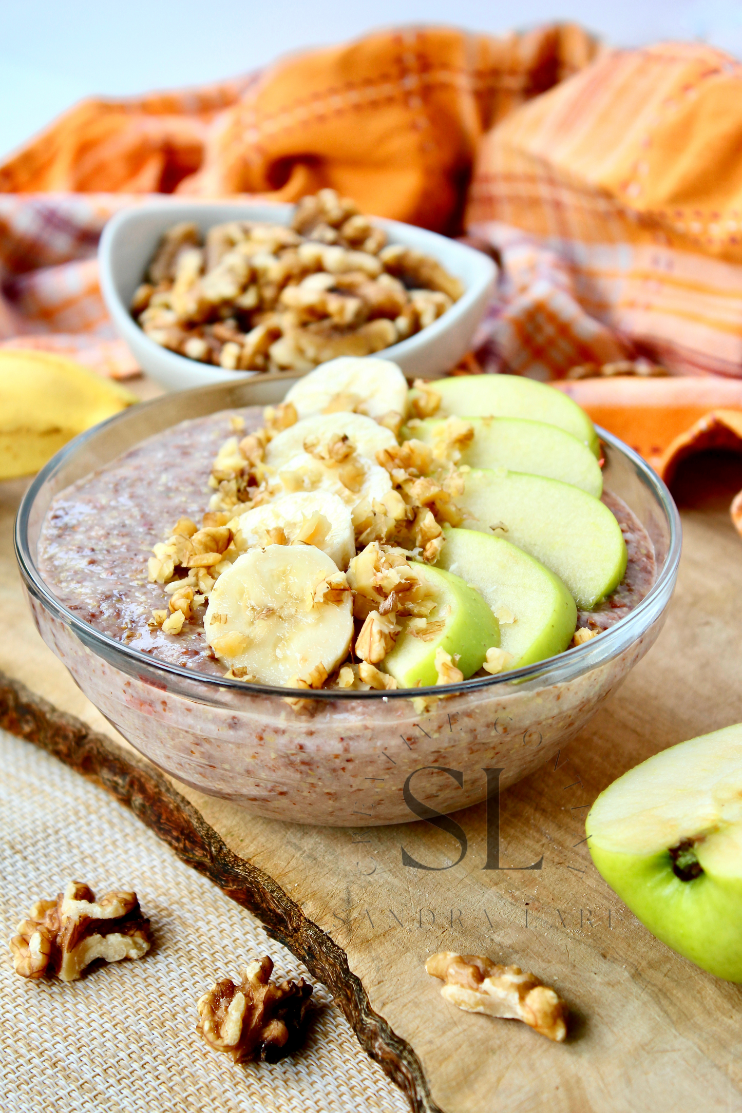 Overnight Healthy Raw Flaxseed Porridge - Set 2 of 4