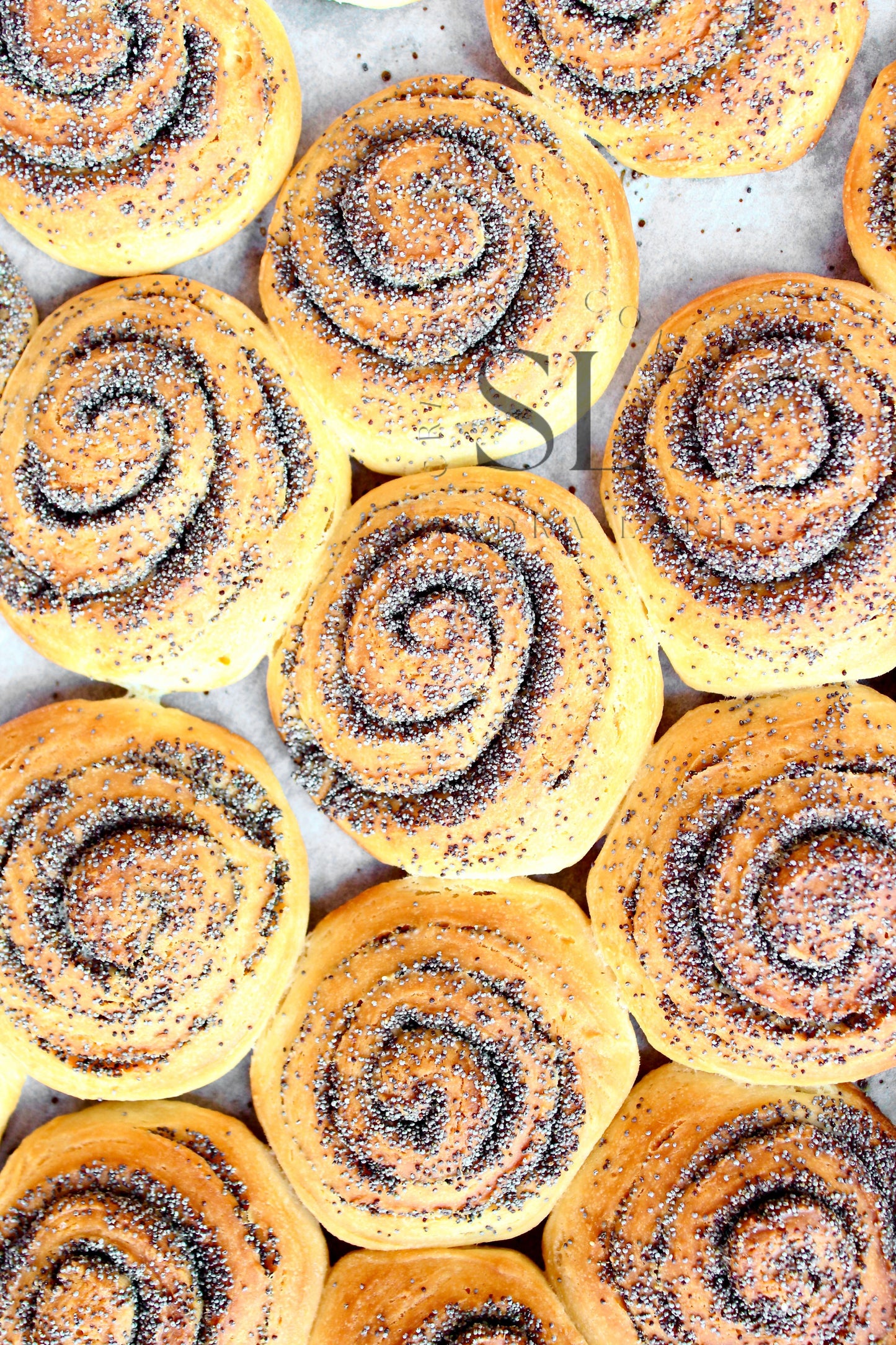 Poppy Seed Rolls with Mother Yeast - Set 2 of 3