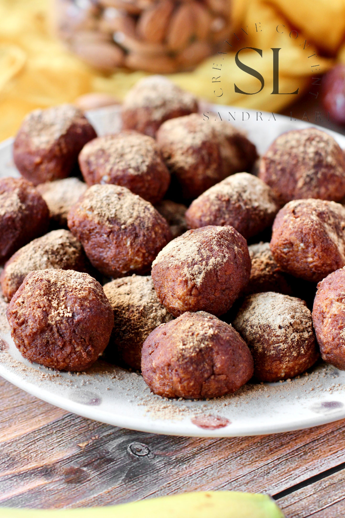 Raw Vegan Truffles Snack - Set 3 of 4