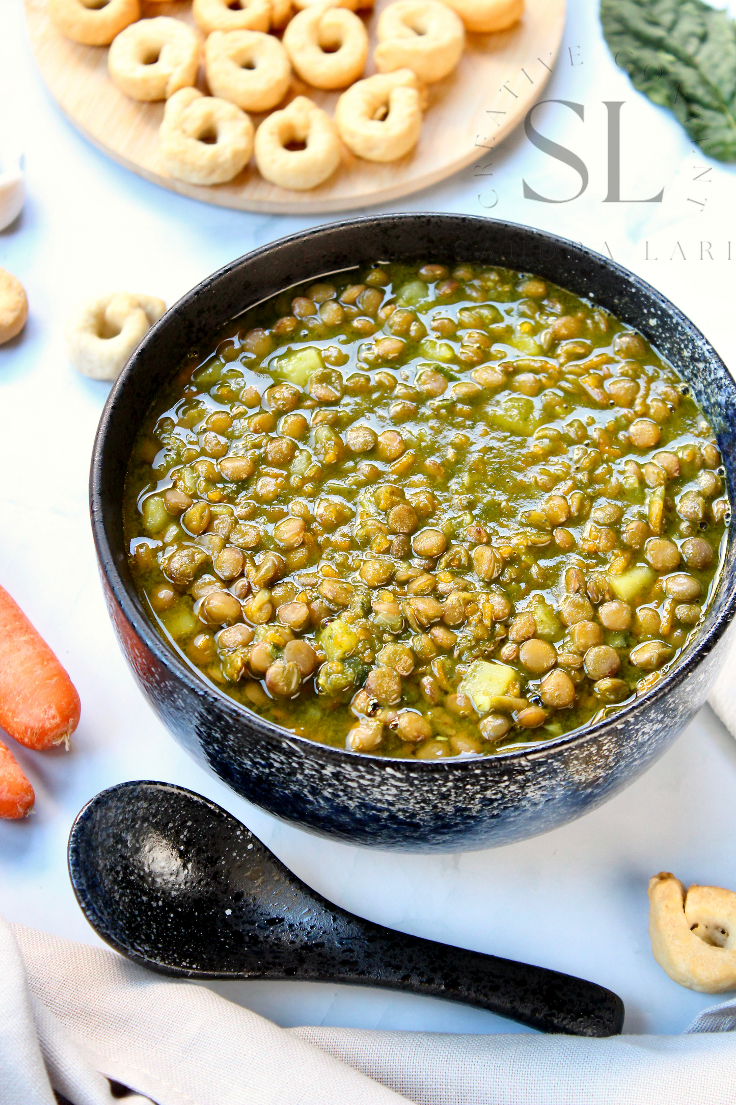 Spinach Lentil Soup - Set 1 of 3