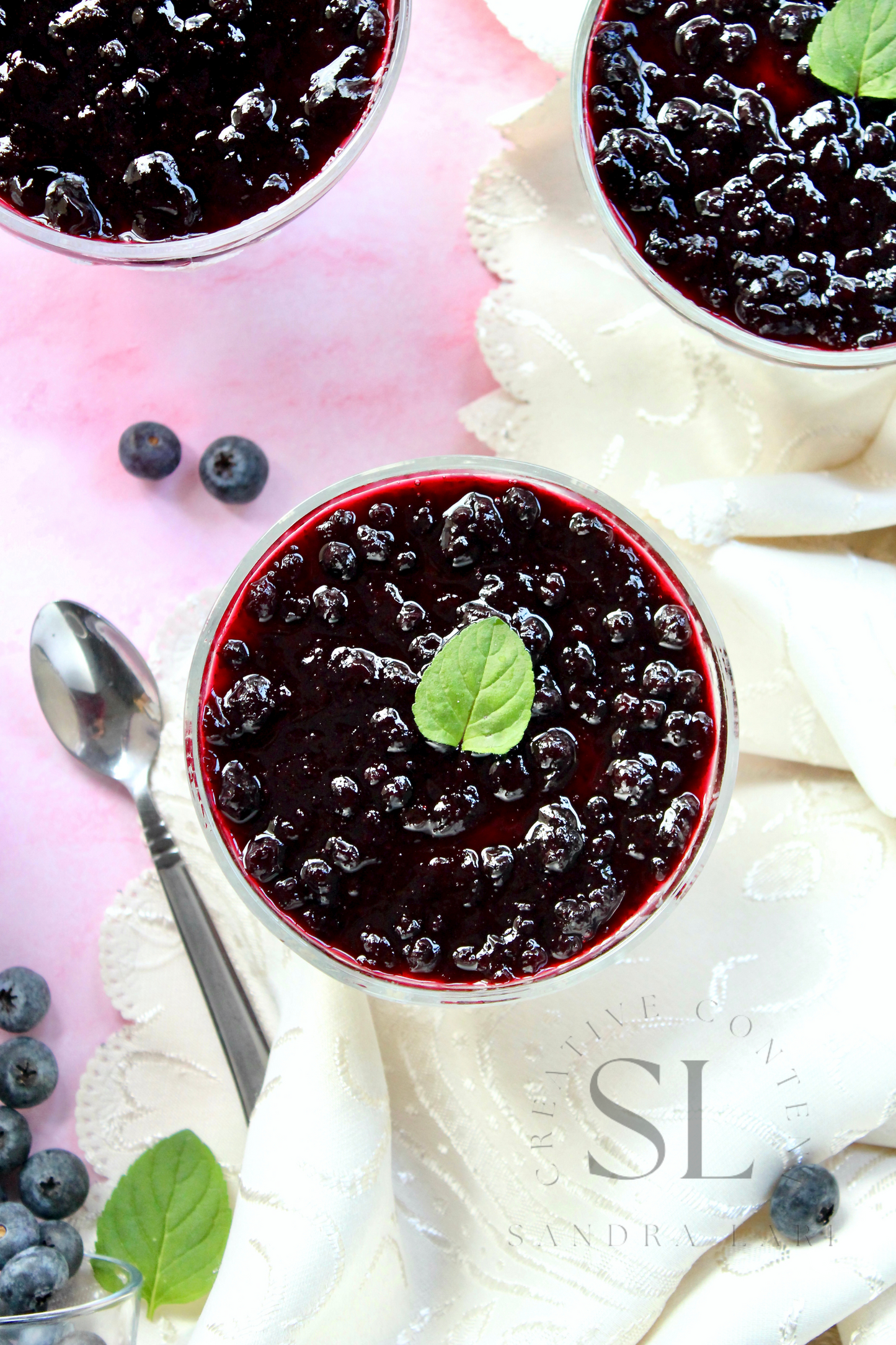 Healthy Blueberry Pudding Dessert - Exclusive