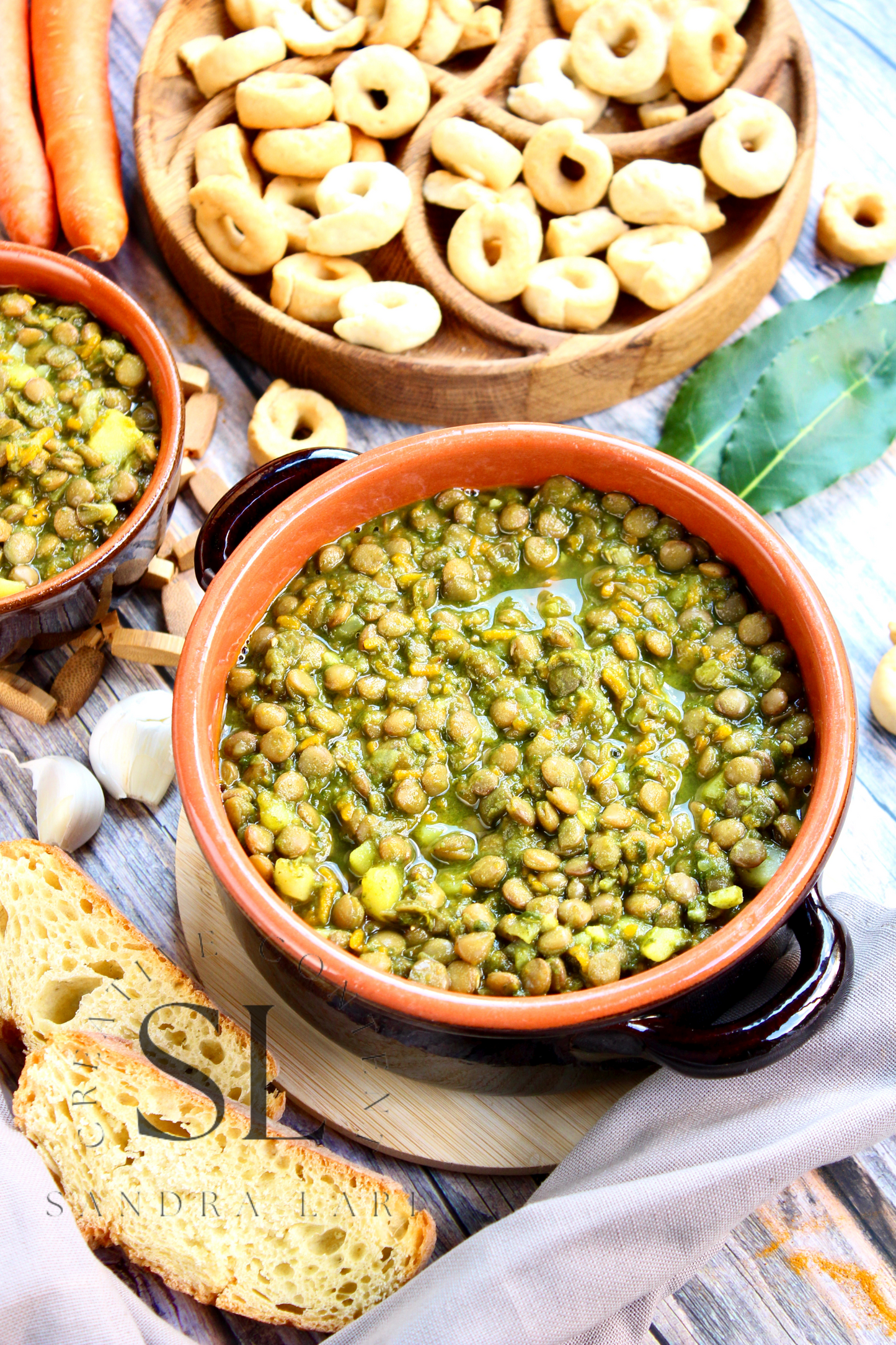 Spinach Lentil Soup - Set 3 of 3