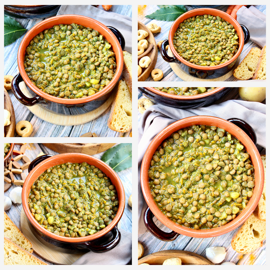 Spinach Lentil Soup - Set 3 of 3