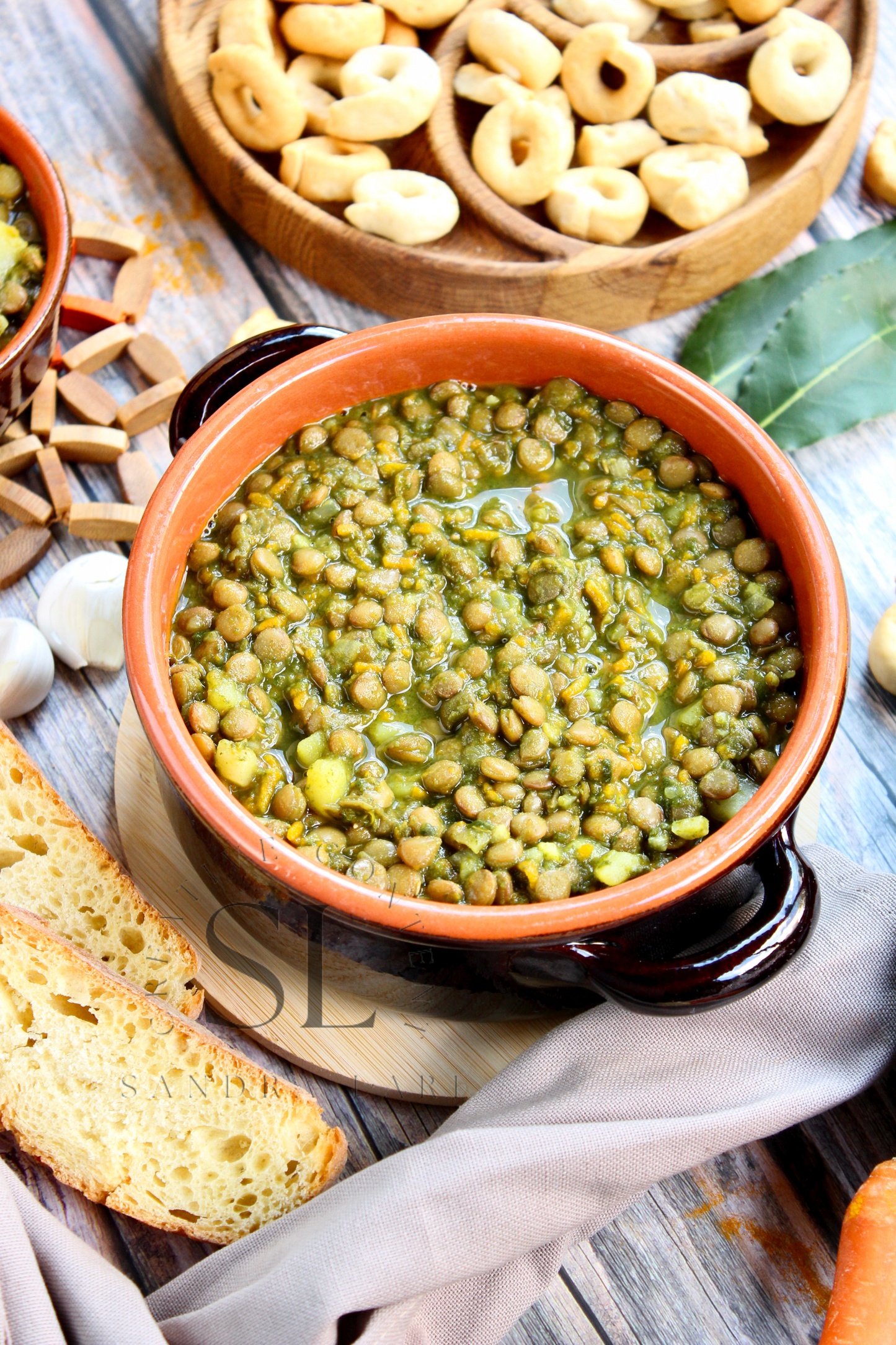 Spinach Lentil Soup - Set 3 of 3