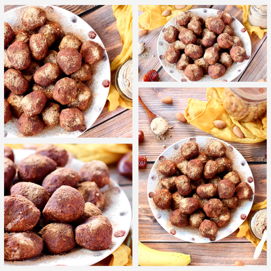 Raw Vegan Truffles Snack - Set 3 of 4