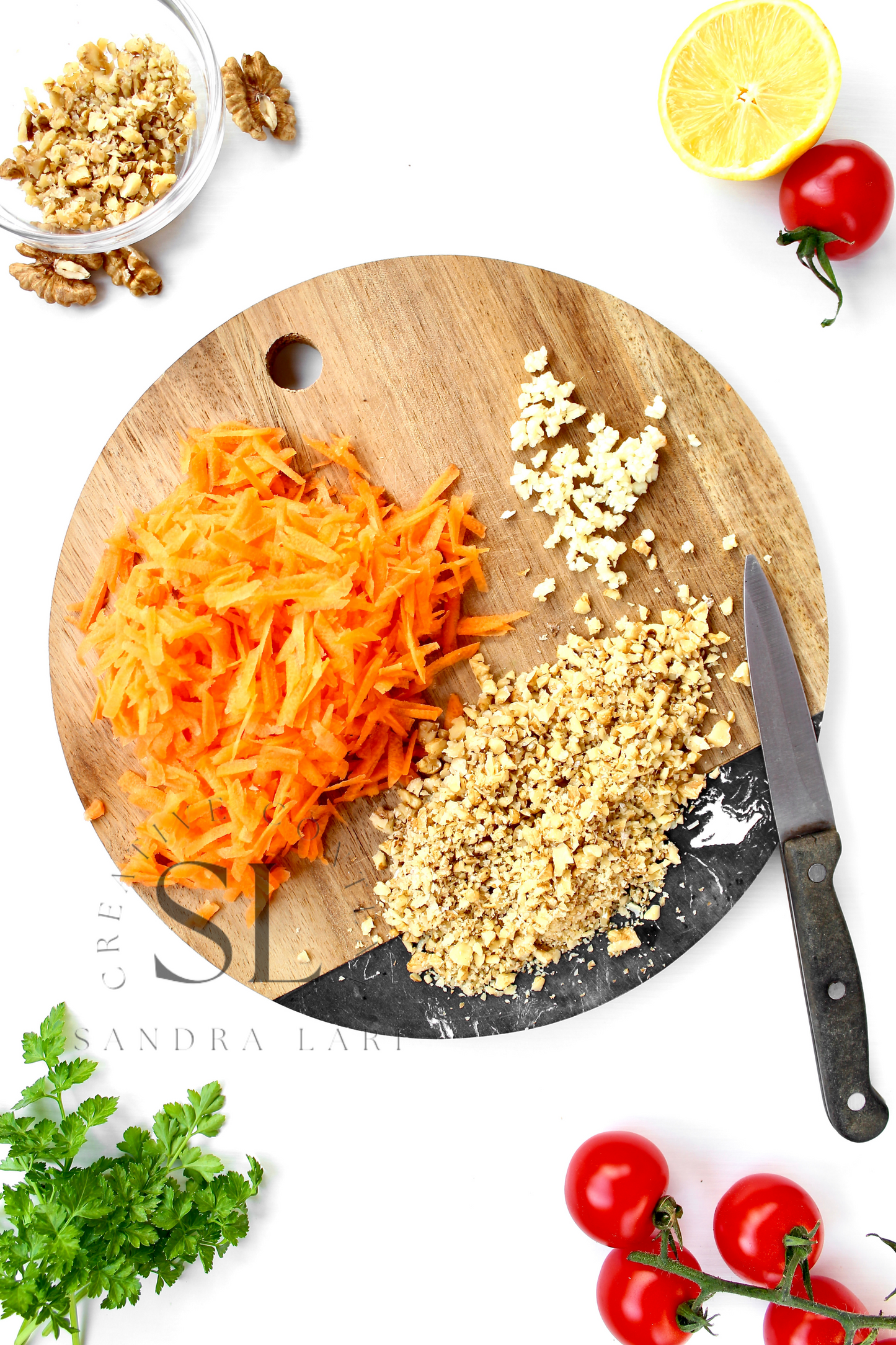 Raw Zucchini Spaghetti Salad - Set 2 of 3
