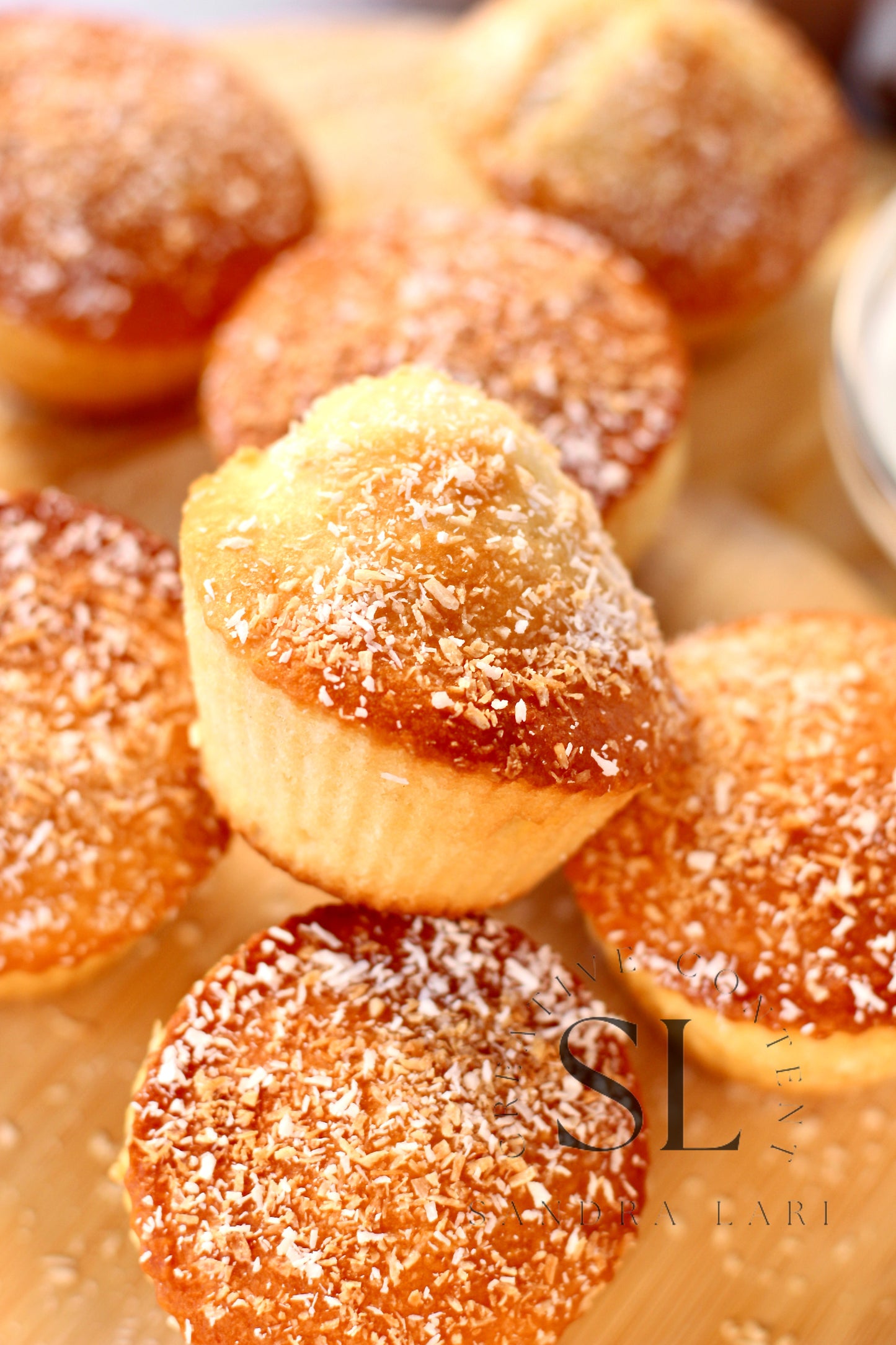 Eggless Coconut Muffins (No Yeast) - Set 4 of 4