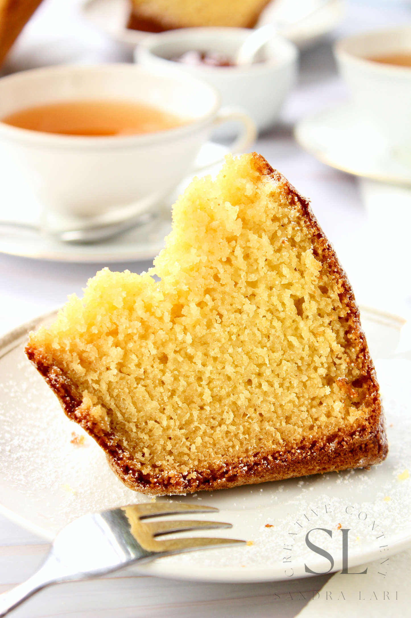 Healthy Eggless Semolina Cake Set 2 of 2