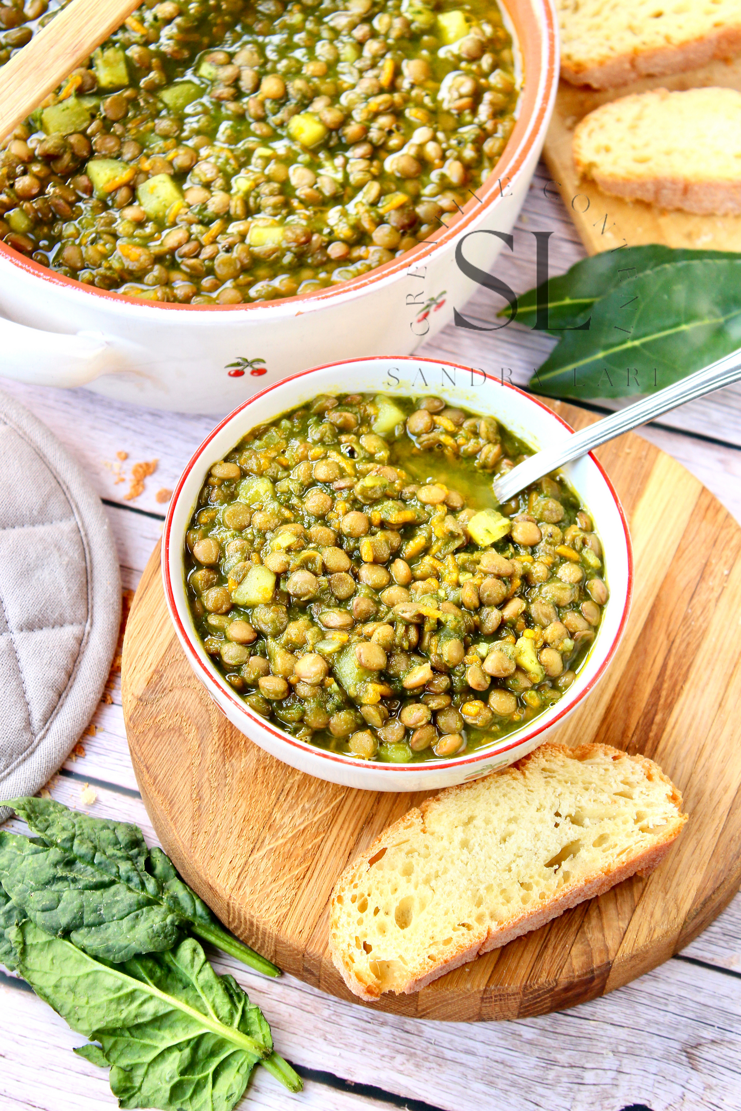 Spinach Lentil Soup - Set 2 of 3
