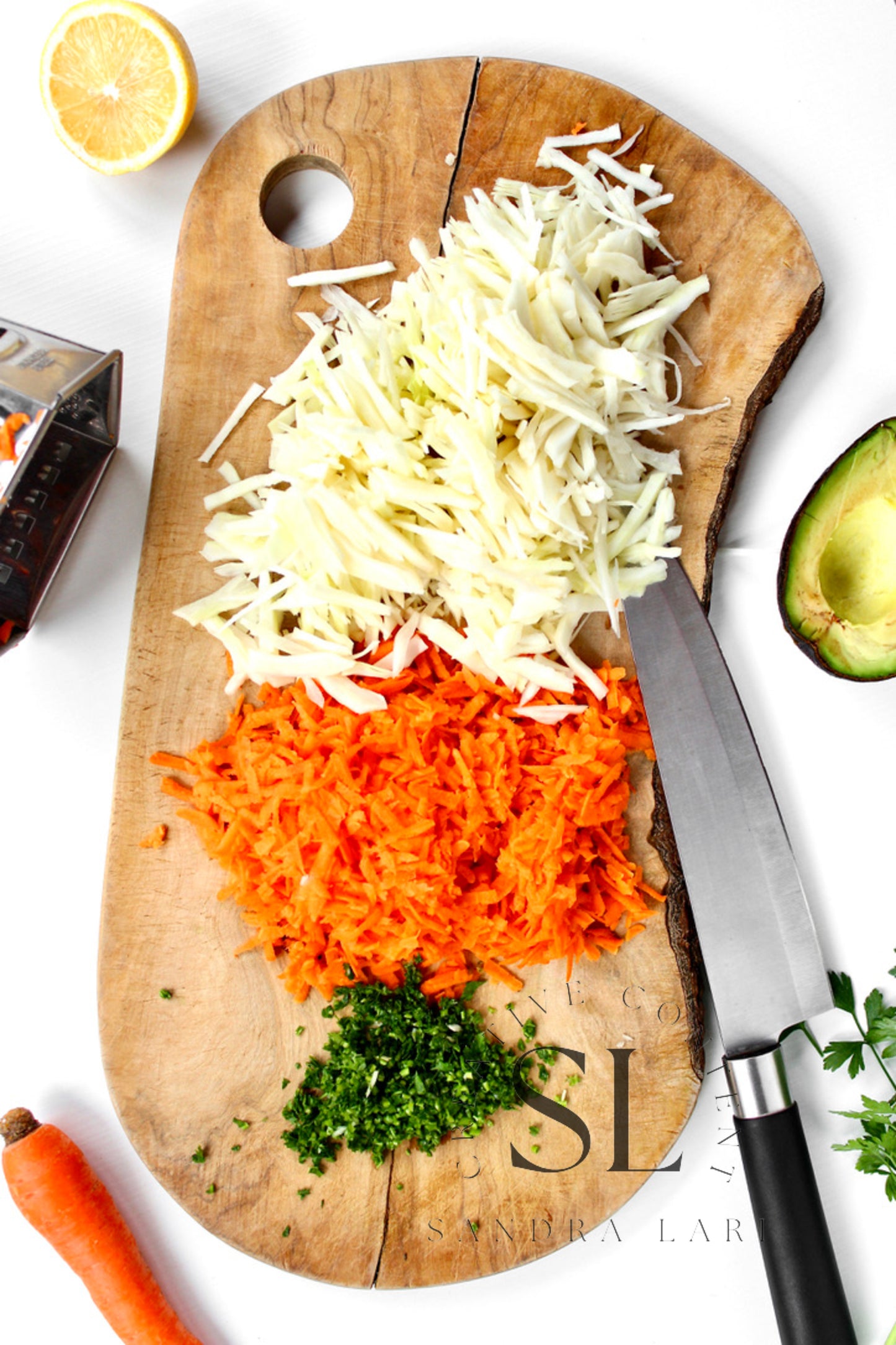Creamy Avocado & Garlic Coleslaw - Set 3 of 4