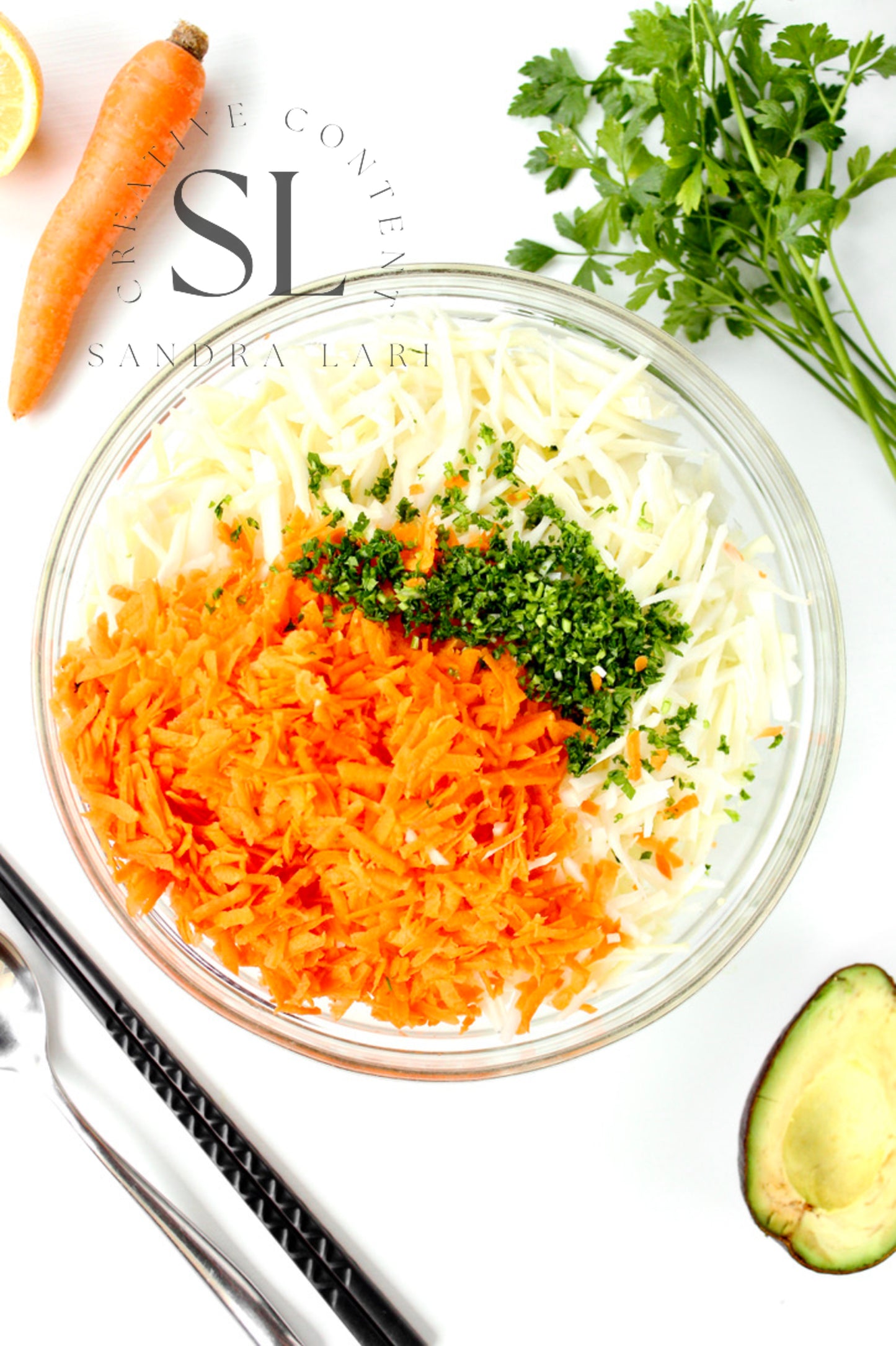 Creamy Avocado & Garlic Cabbage Salad - Exclusive