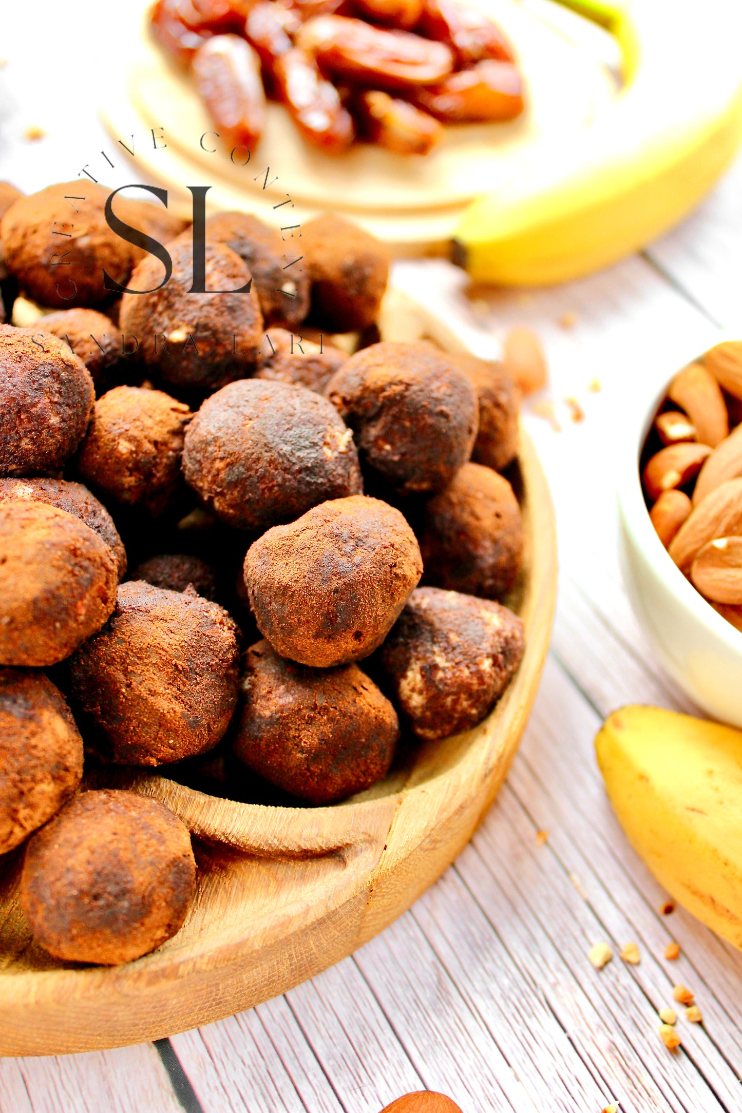 Raw Vegan Truffles Snack - Set 1 of 4