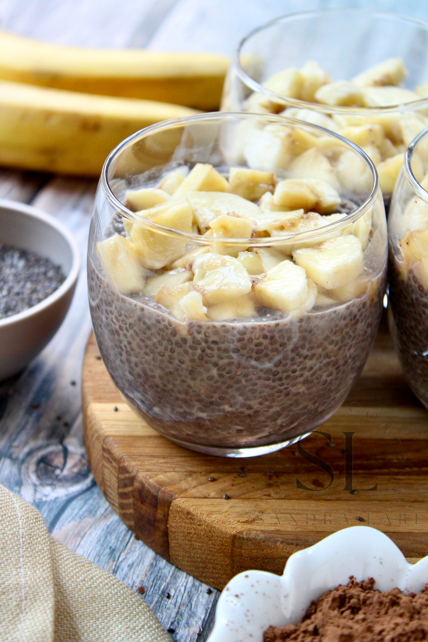 Banana Carob Chia Pudding - Exclusive