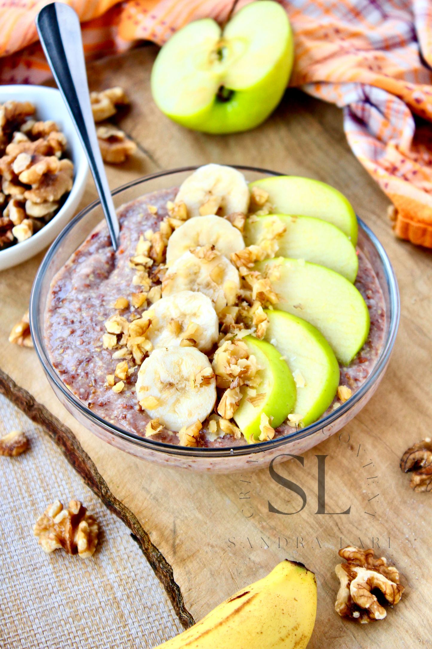 Overnight Healthy Raw Flaxseed Porridge - Set 2 of 4