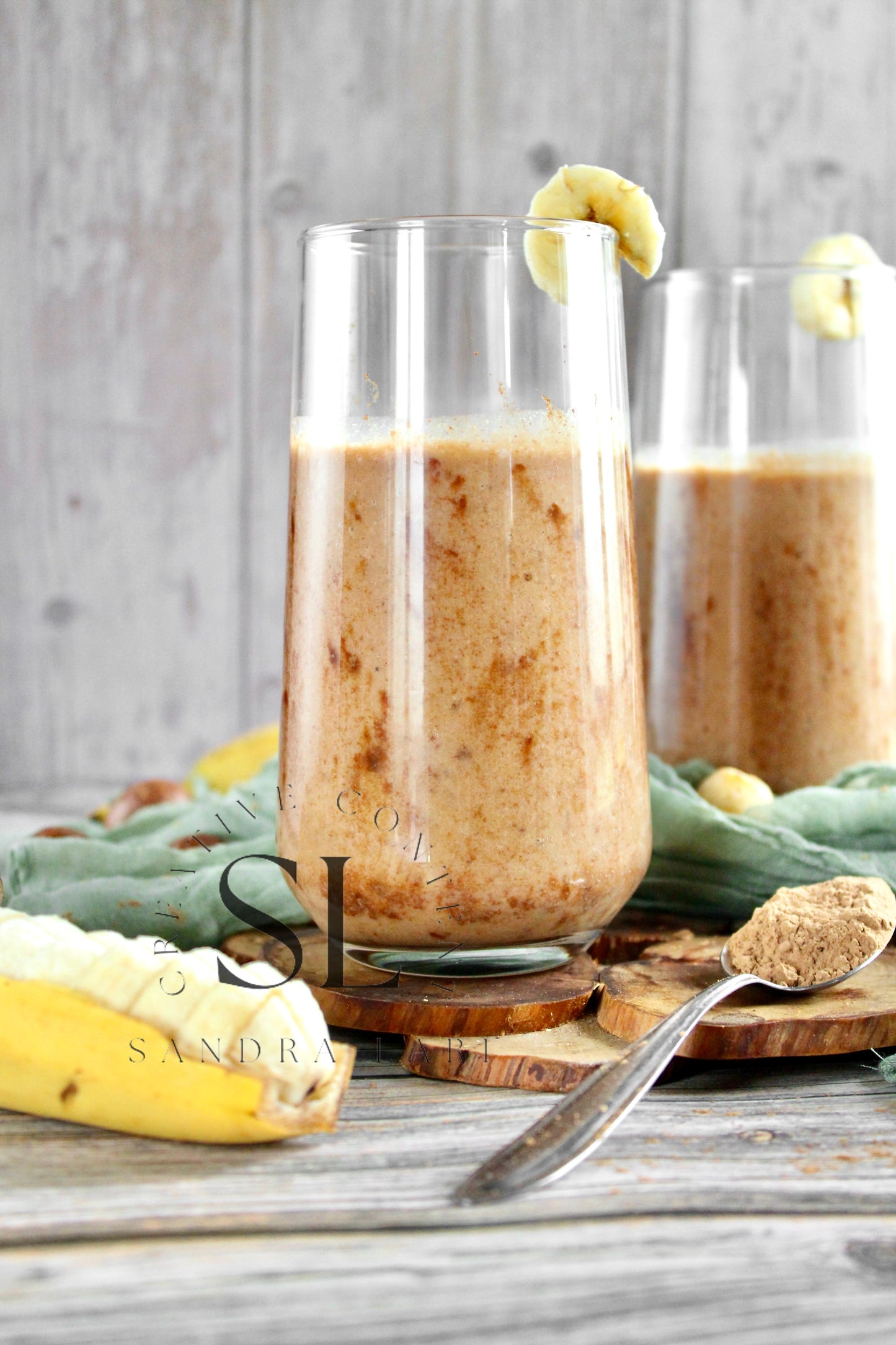 Luxury Raw Carob Smoothie - Set 4 of 4