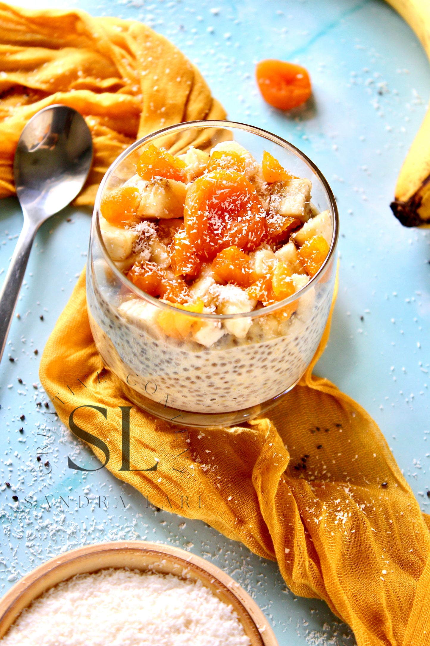 Dried Apricot Chia Pudding - Set 1 of 3