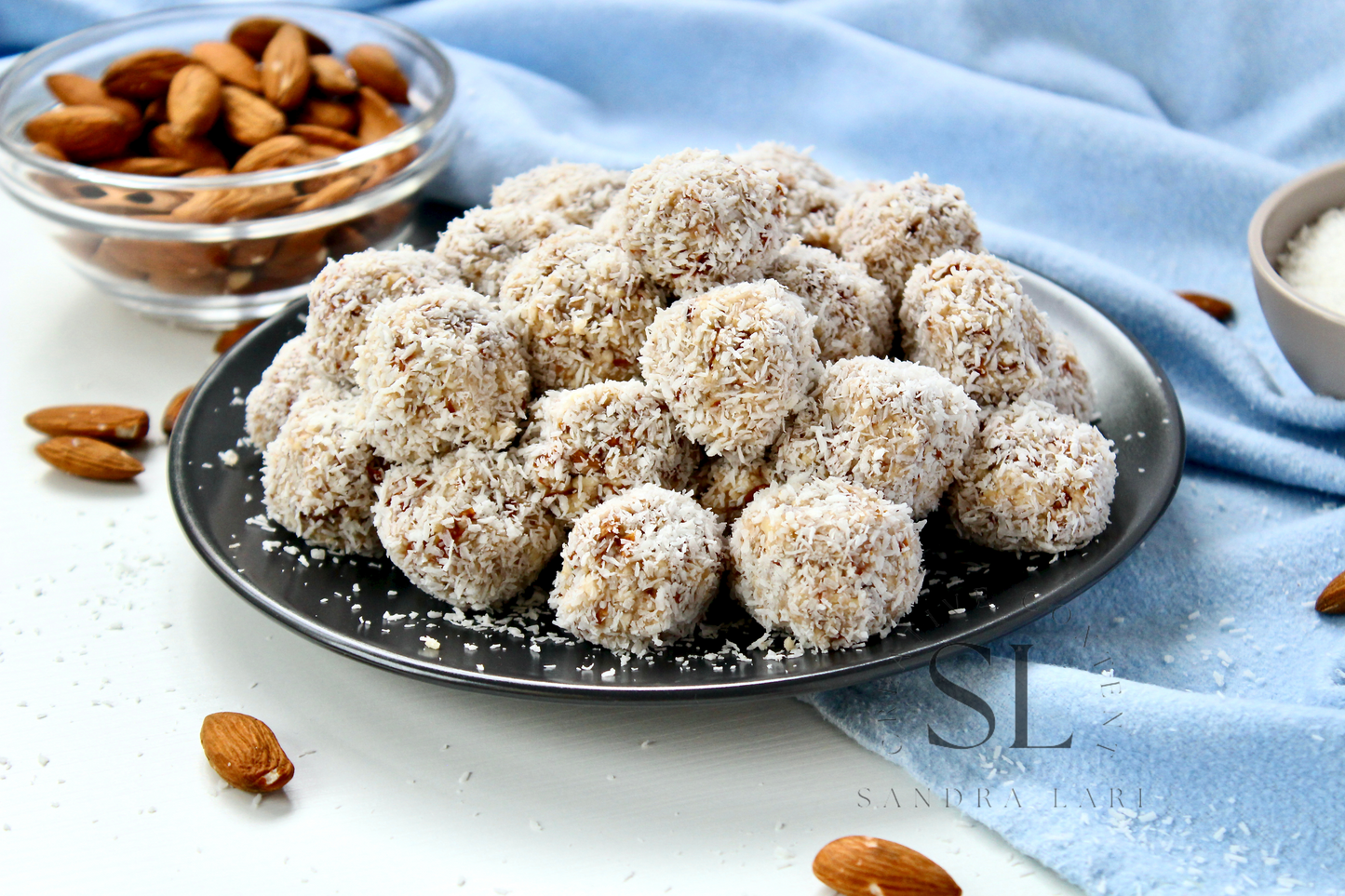 Healthy Raw Coconut Almond Bites - Set 2 of 3