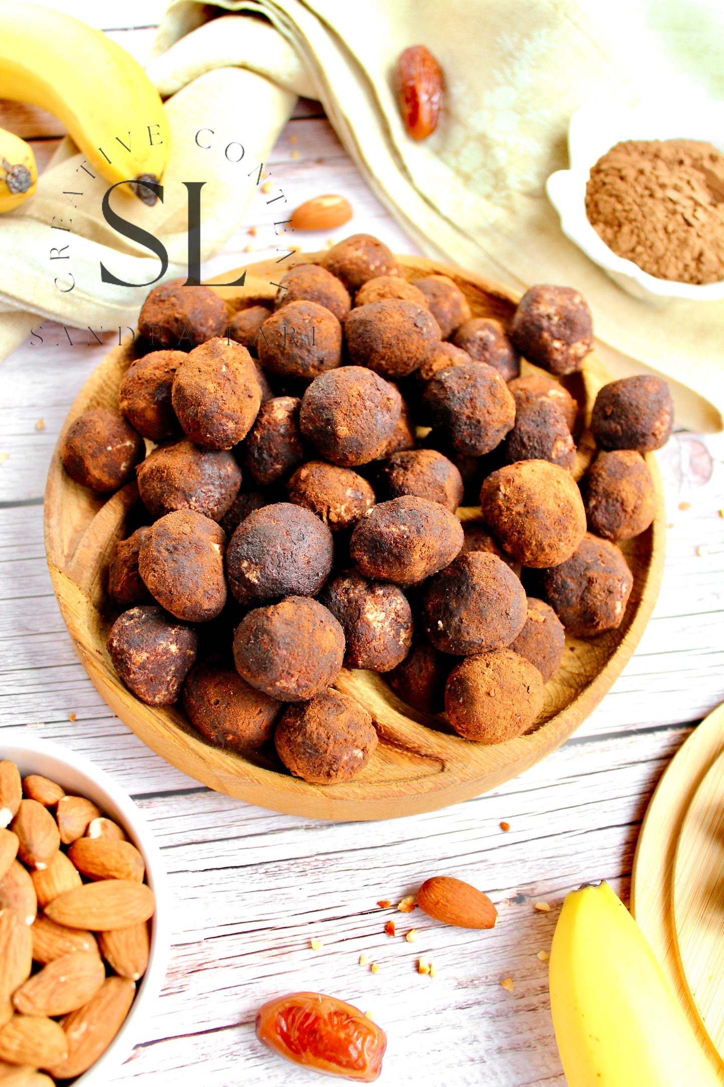 Raw Vegan Truffles Snack - Set 1 of 4