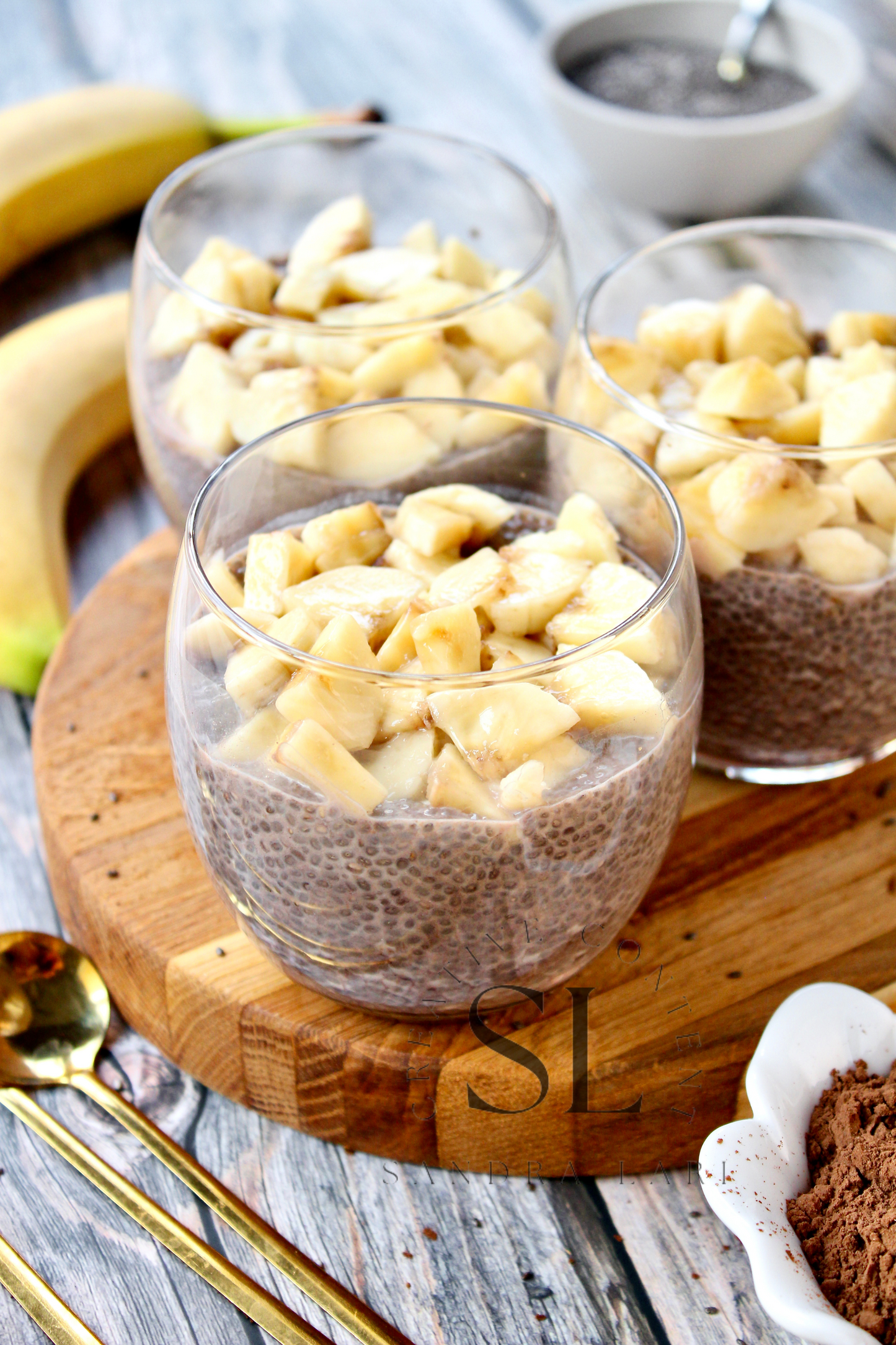 Banana Carob Chia Pudding - Exclusive