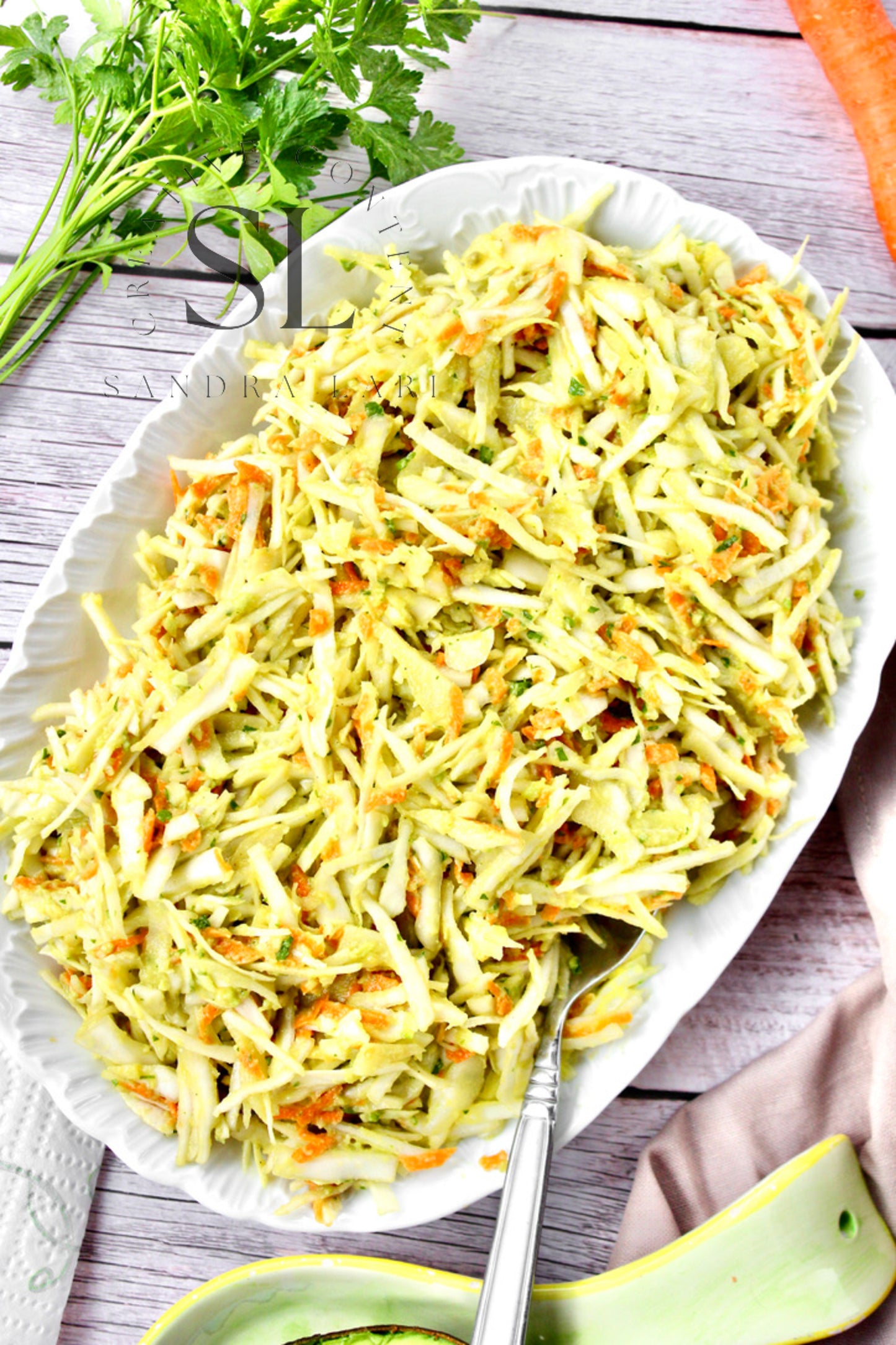 Creamy Avocado & Garlic Cabbage Salad - Exclusive