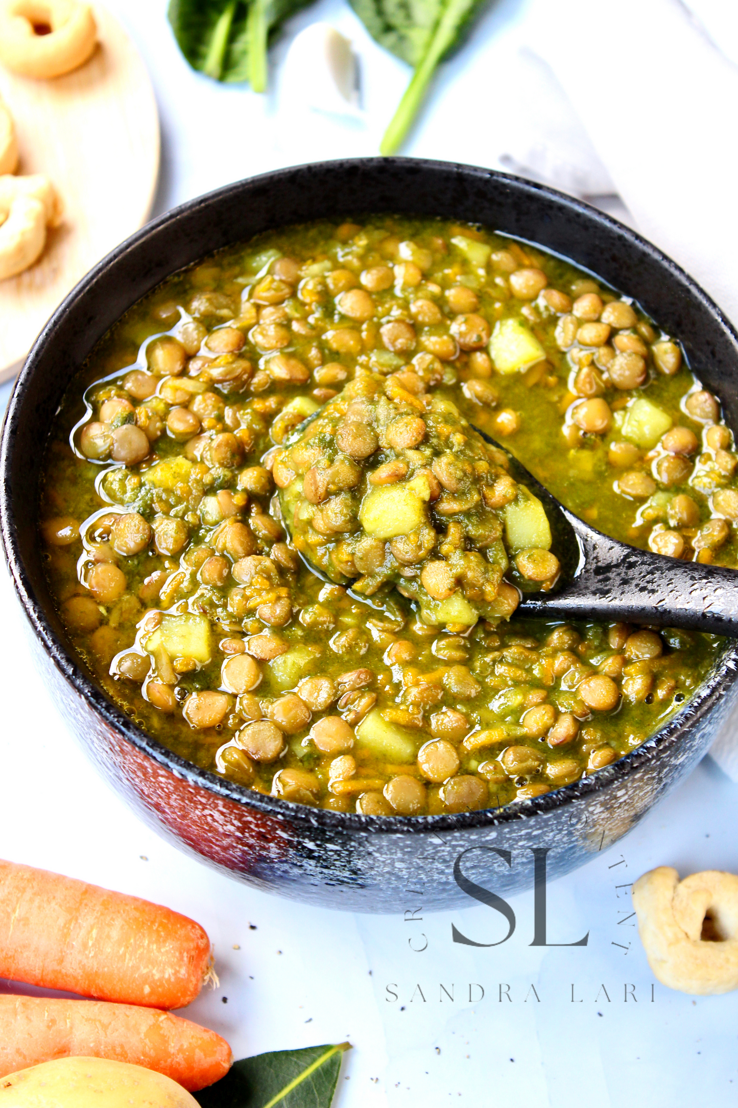 Spinach Lentil Soup - Set 1 of 3