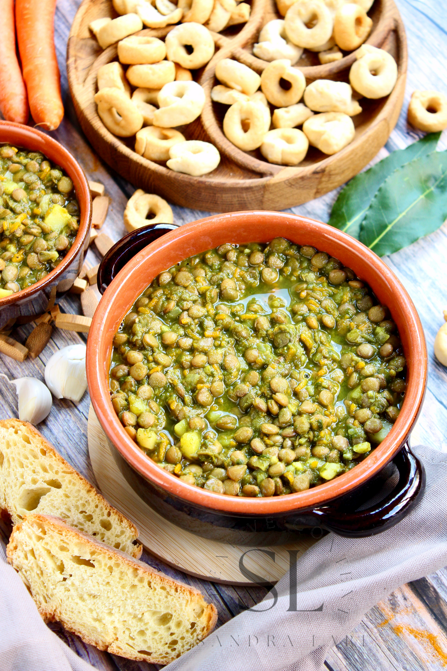 Spinach Lentil Soup - Set 3 of 3