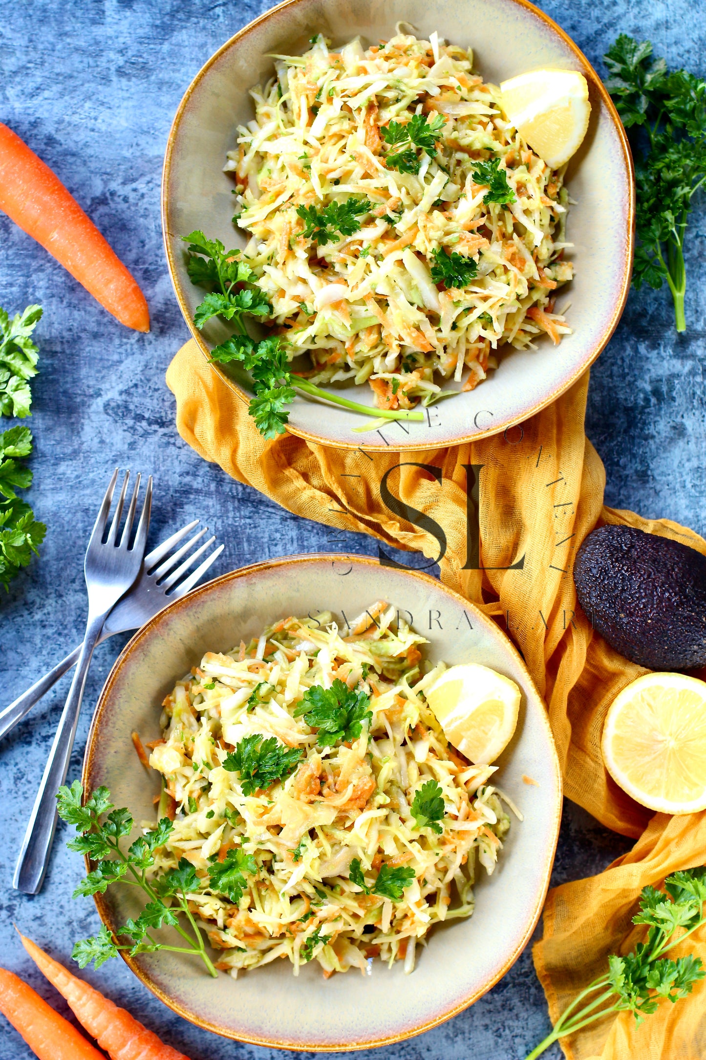 Creamy Avocado & Garlic Coleslaw - Set 2 of 4