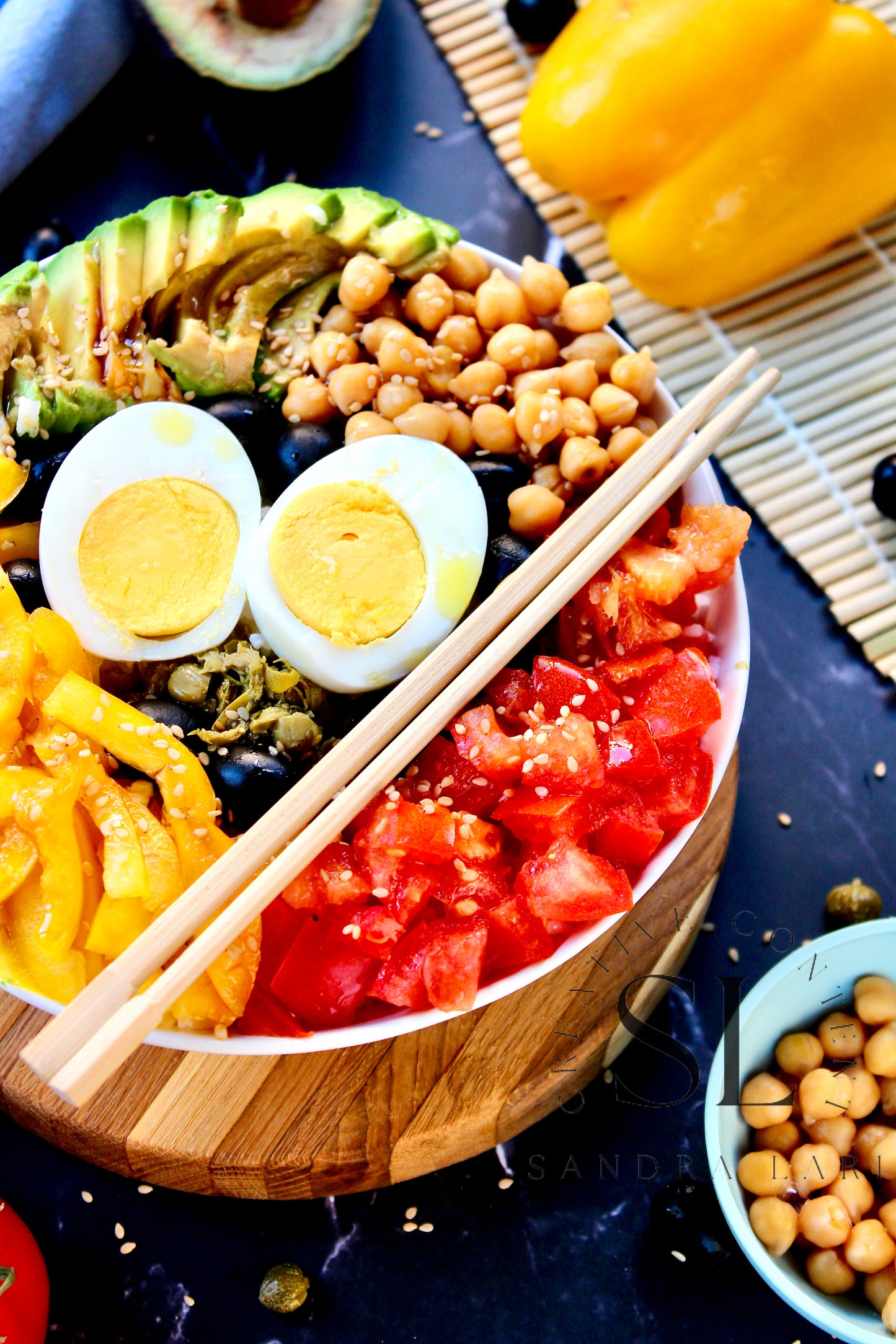 Vegetarian Mediterranean Poke Bowl - Exclusive