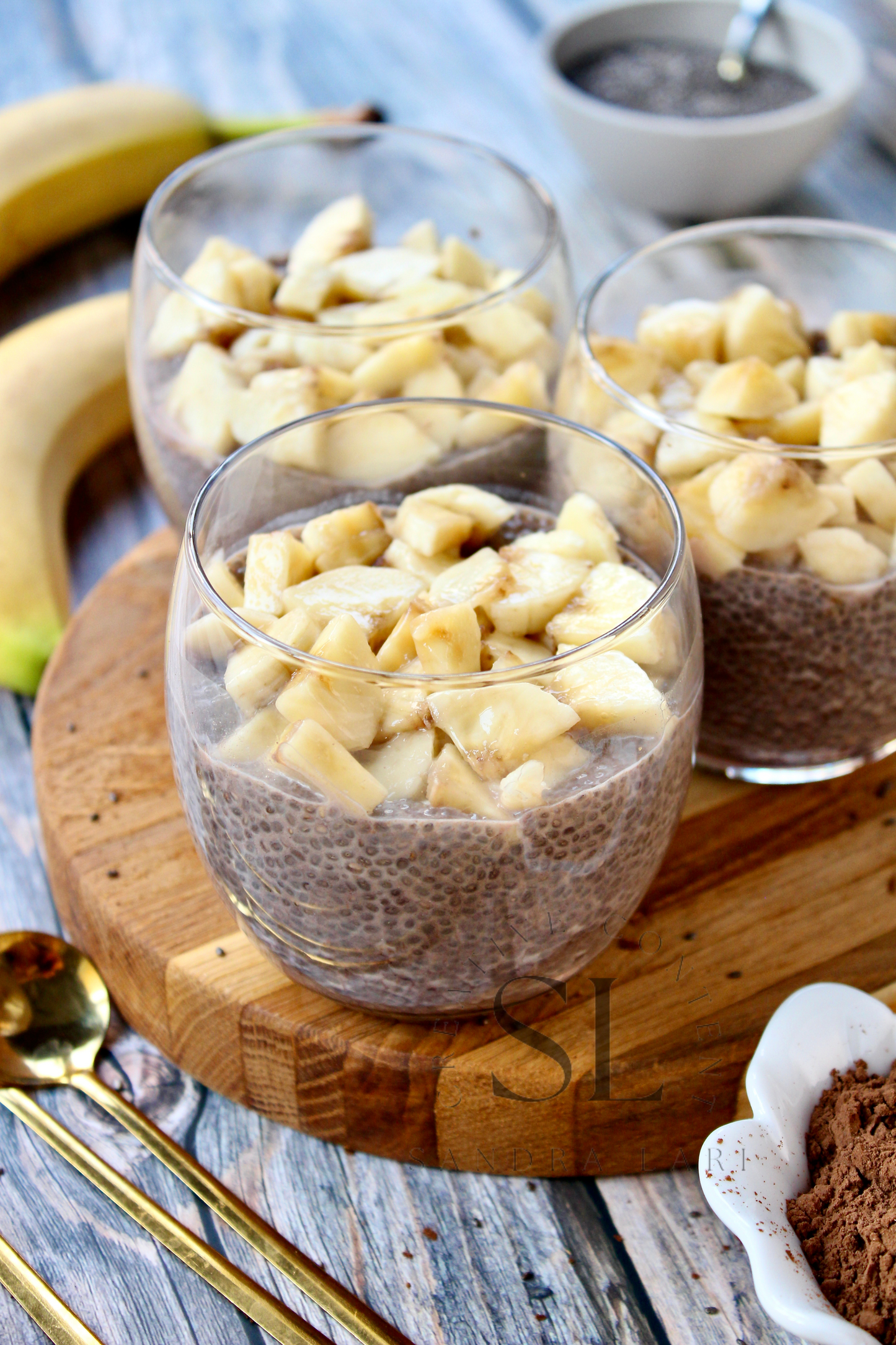 Banana Carob Chia Pudding - Exclusive