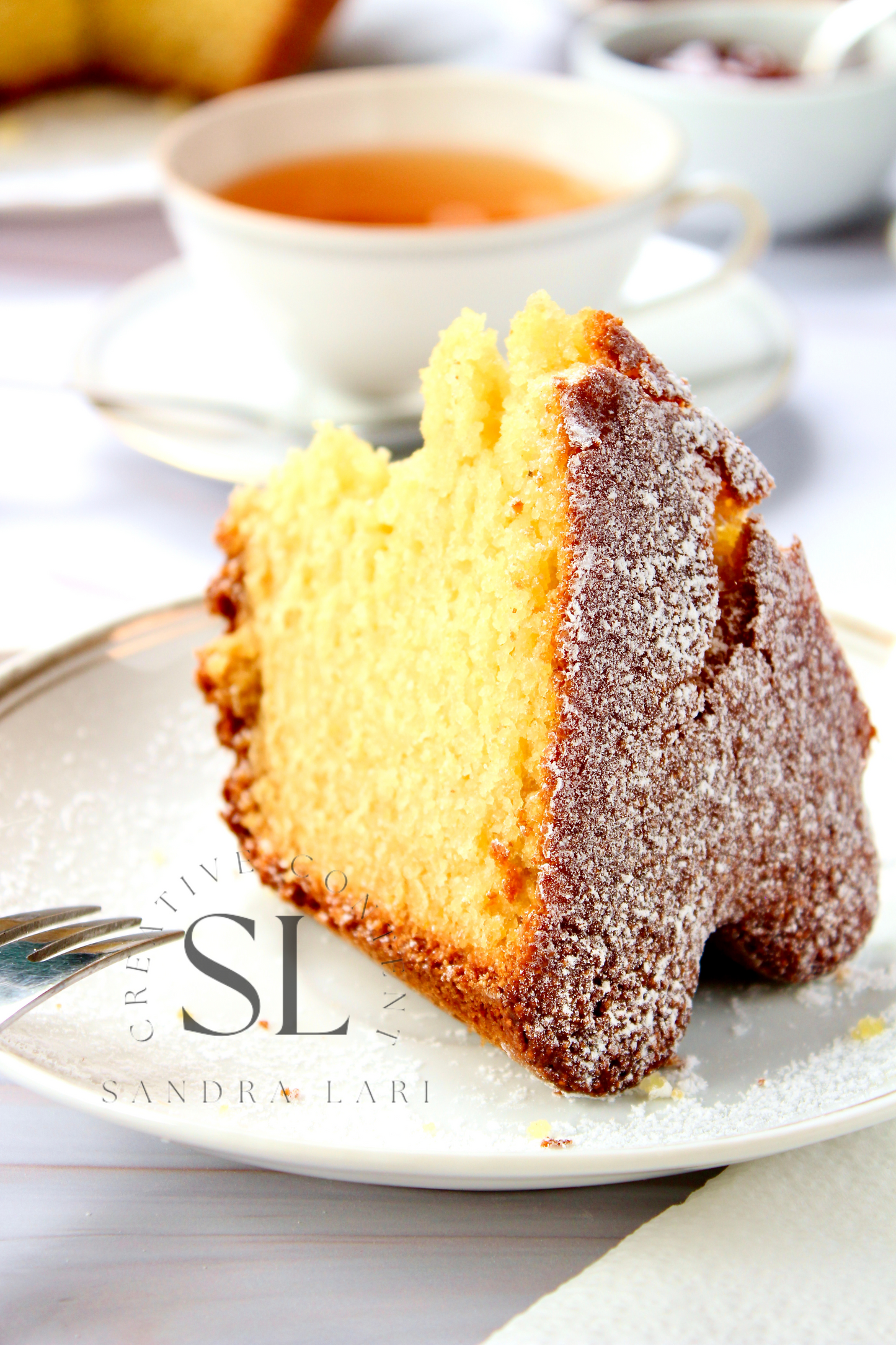 Healthy Eggless Semolina Cake Set 2 of 2
