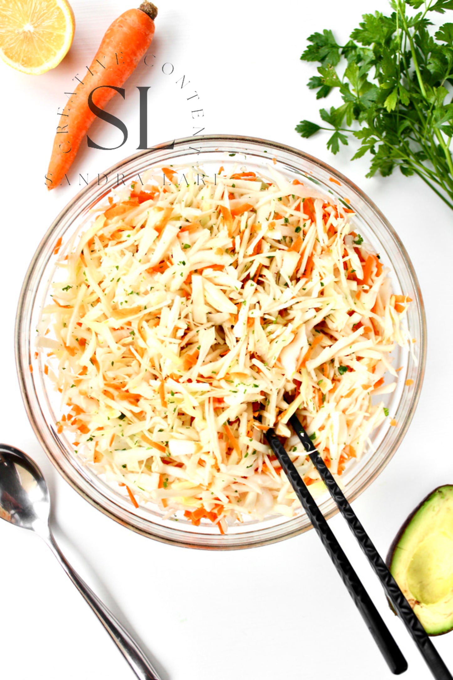 Creamy Avocado & Garlic Cabbage Salad - Exclusive