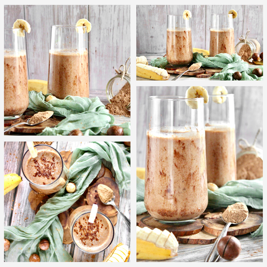 Luxury Raw Carob Smoothie - Set 4 of 4