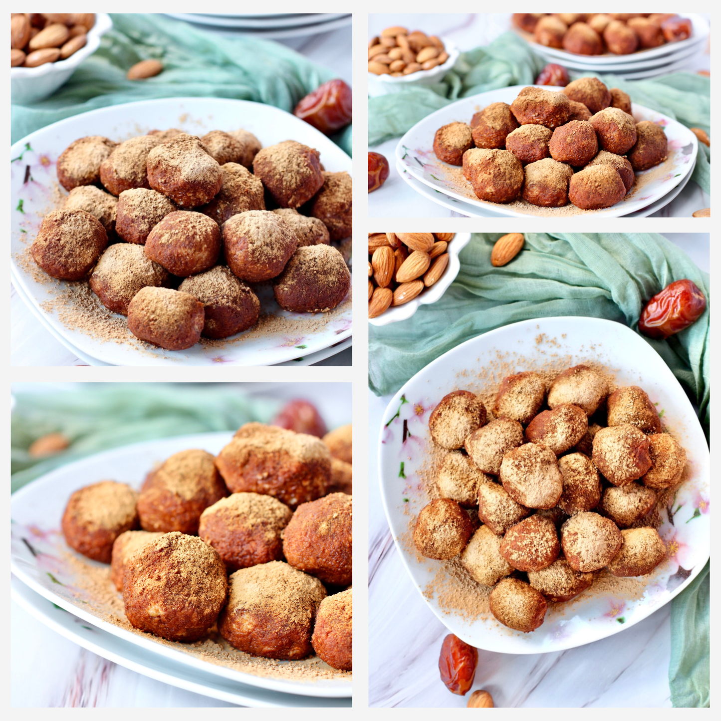 Raw Vegan Truffles Snack - Set 4 of 4