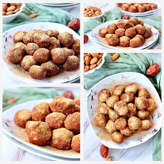 Raw Vegan Truffles Snack - Set 4 of 4