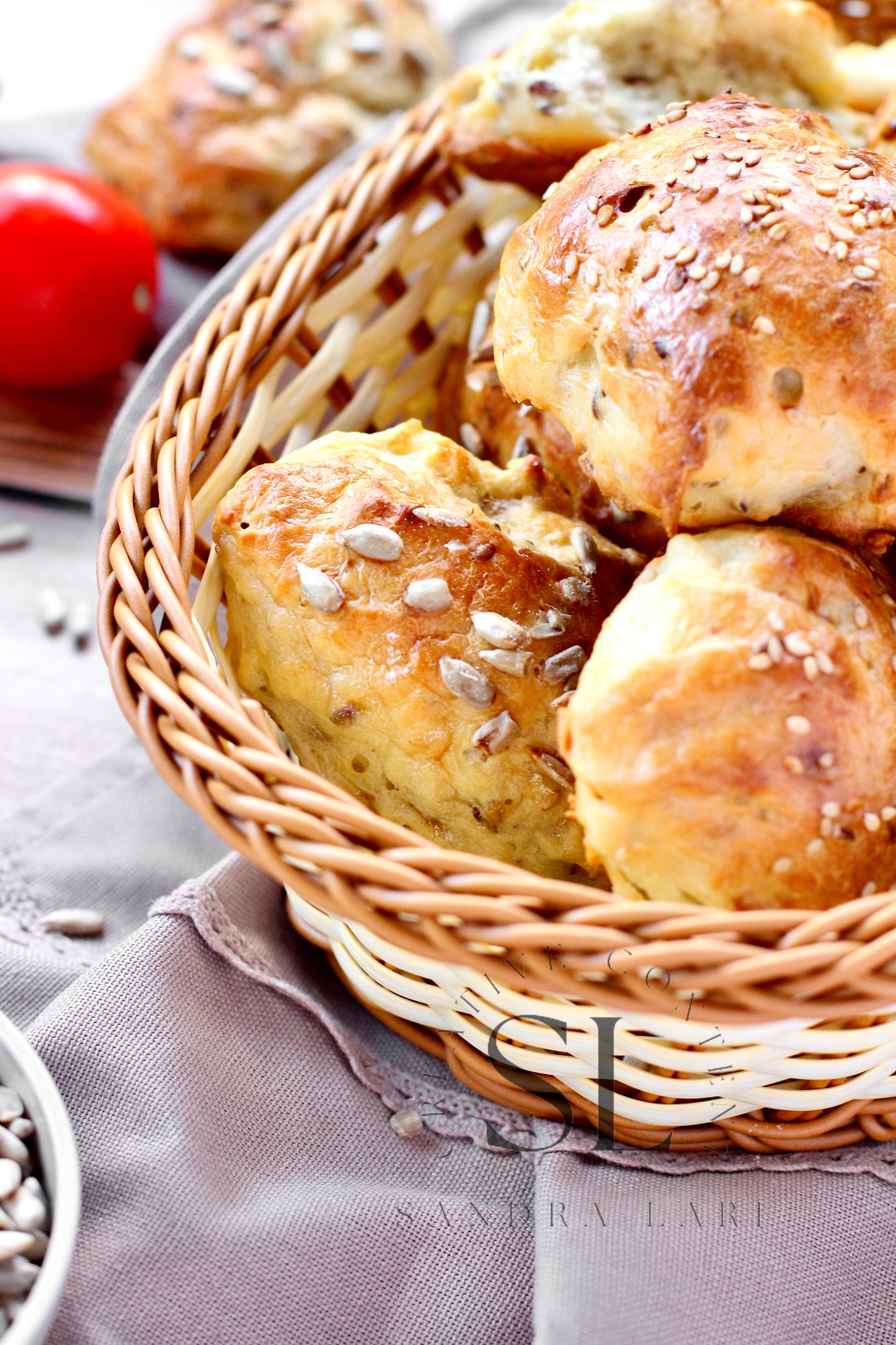 Rustic No Yeast Bread Mini Rolls - Set 3 of 4