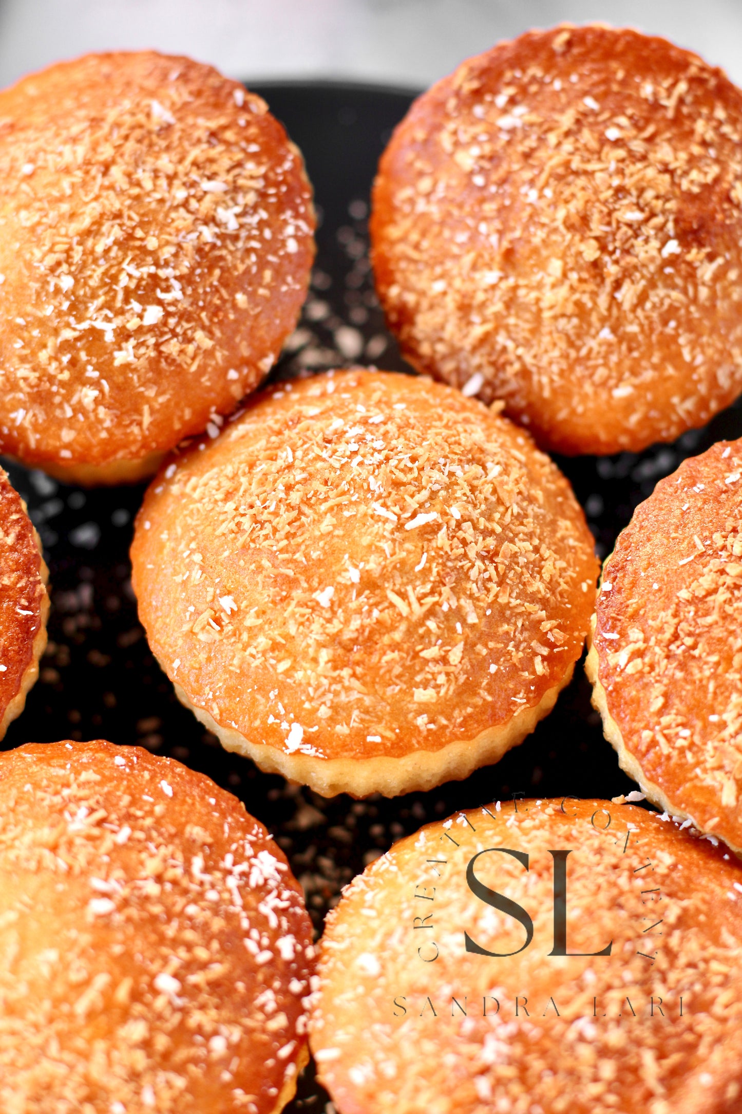 Eggless Coconut Muffins (No Yeast) - Set 2 of 4