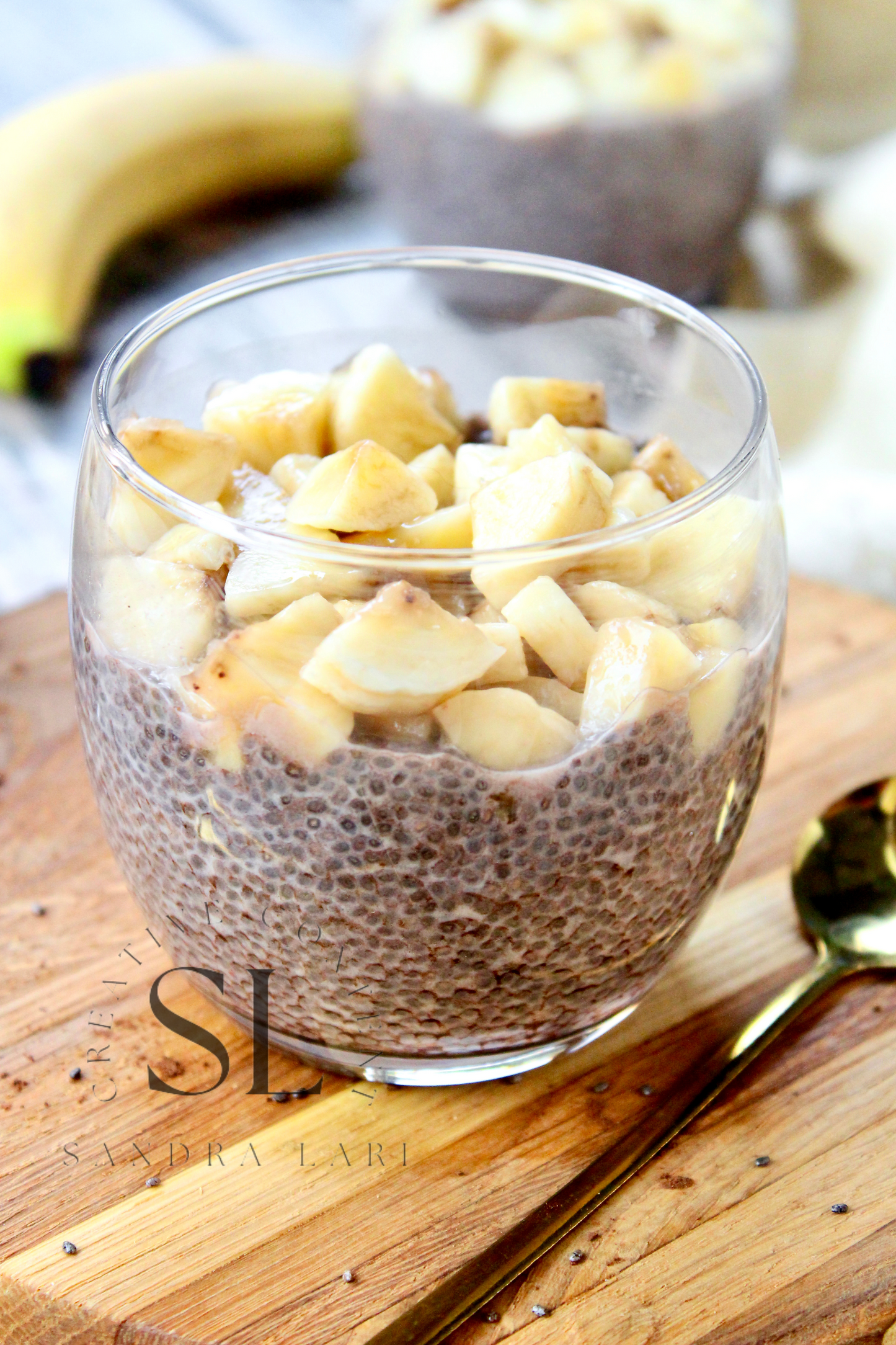 Banana Carob Chia Pudding - Exclusive