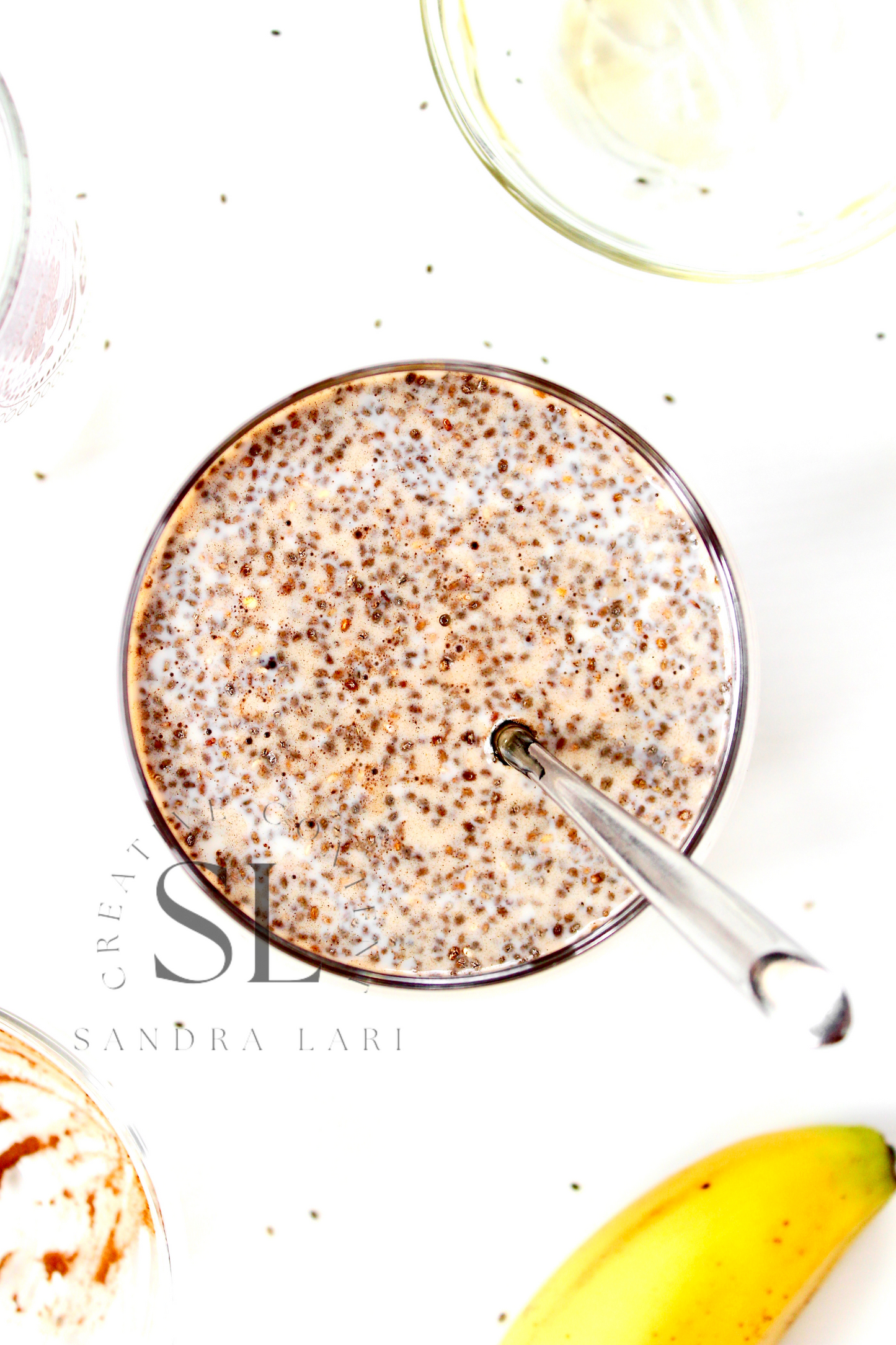 Banana Carob Chia Pudding - Exclusive