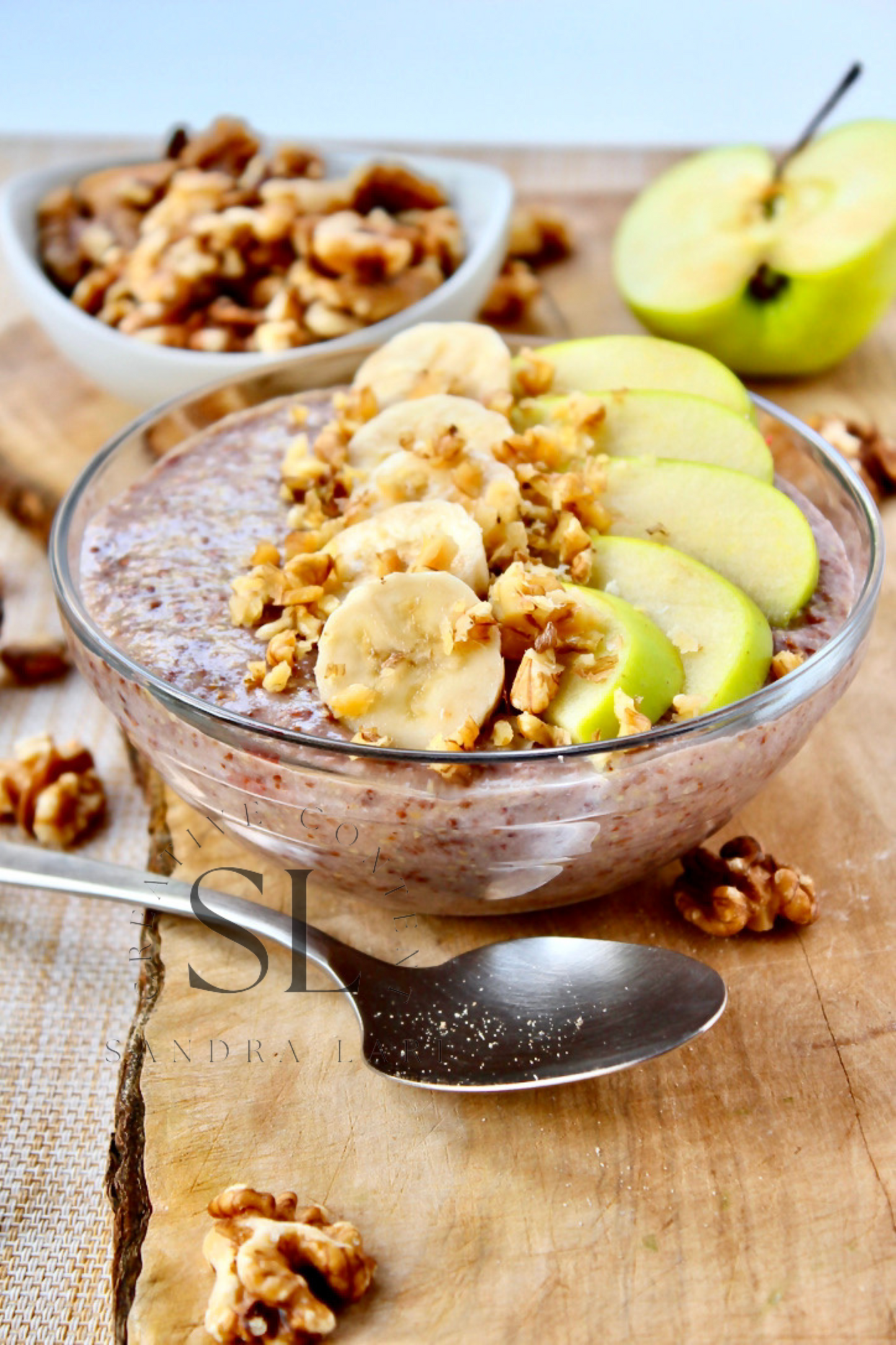 Overnight Healthy Raw Flaxseed Porridge - Set 2 of 4