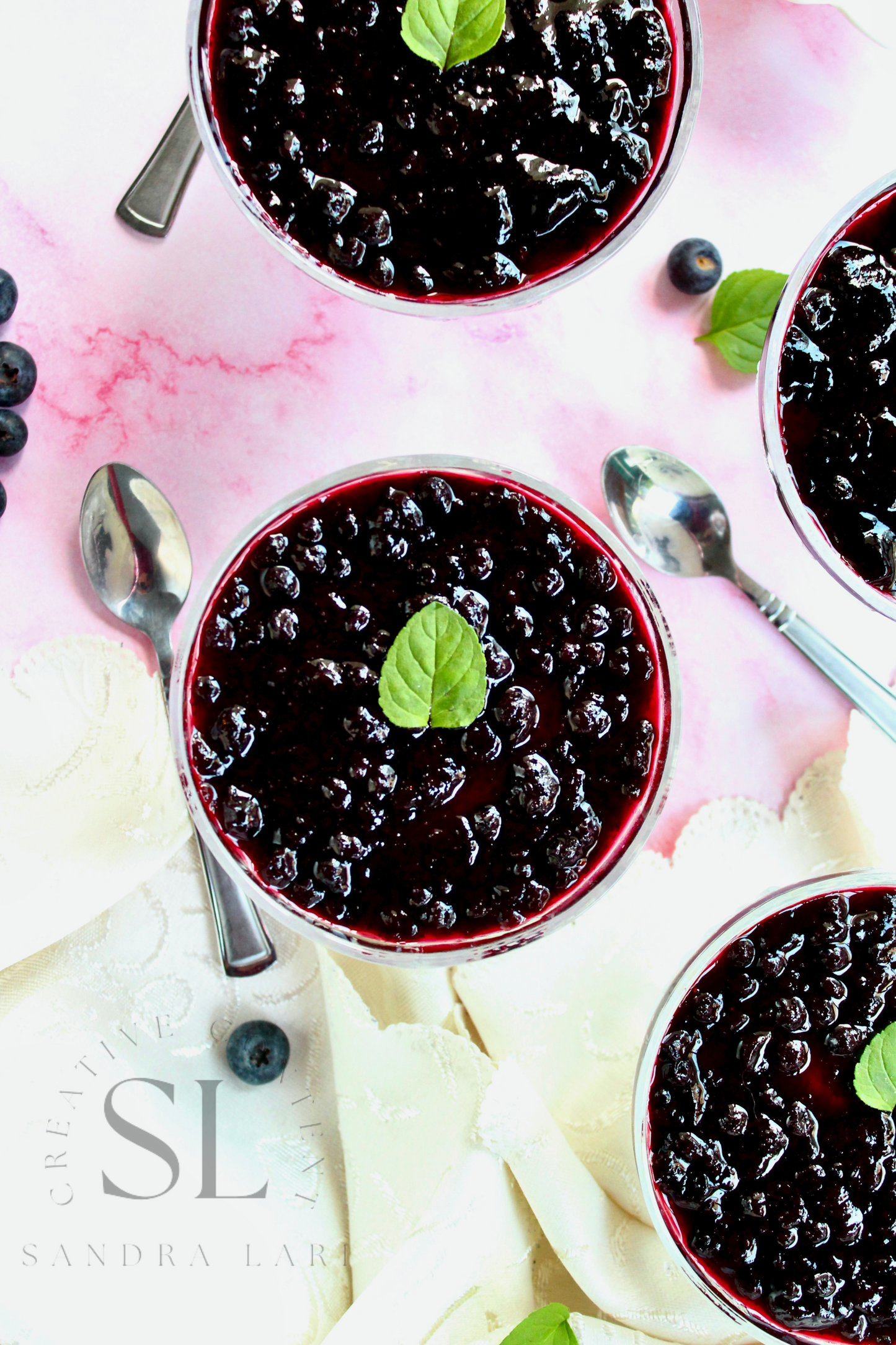 Healthy Blueberry Pudding Dessert - Exclusive