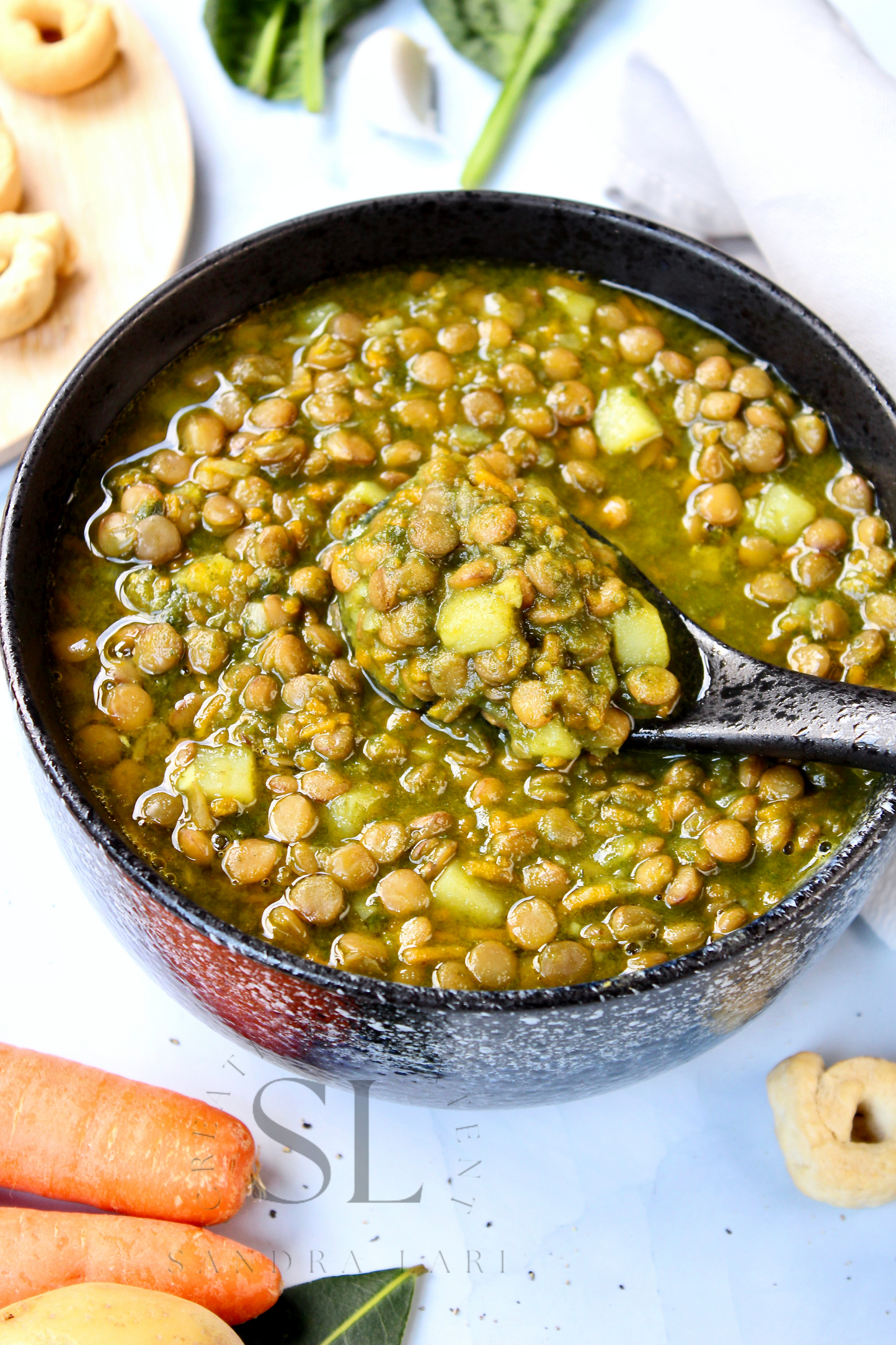 Spinach Lentil Soup - Set 1 of 3