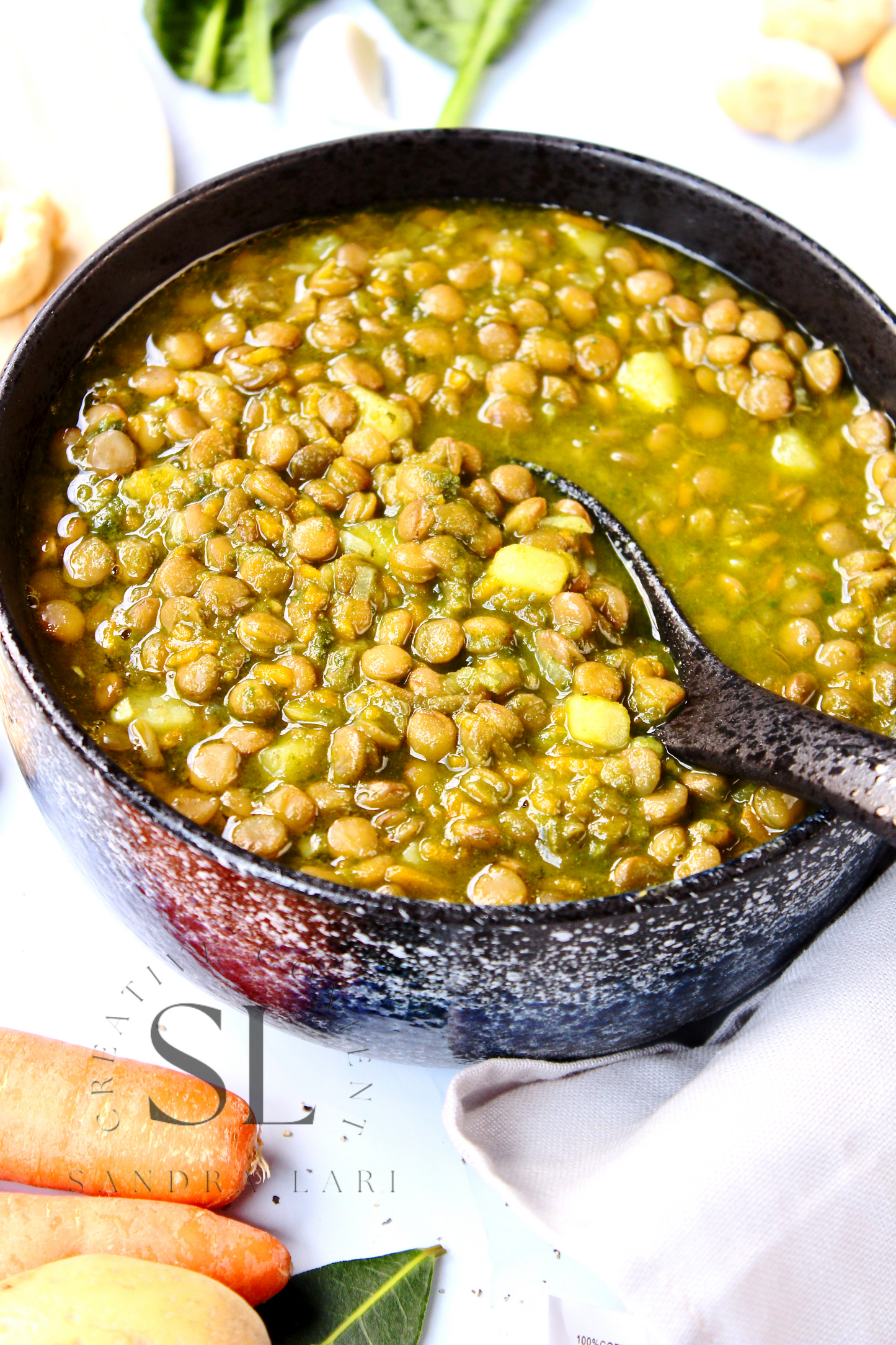 Spinach Lentil Soup - Set 1 of 3