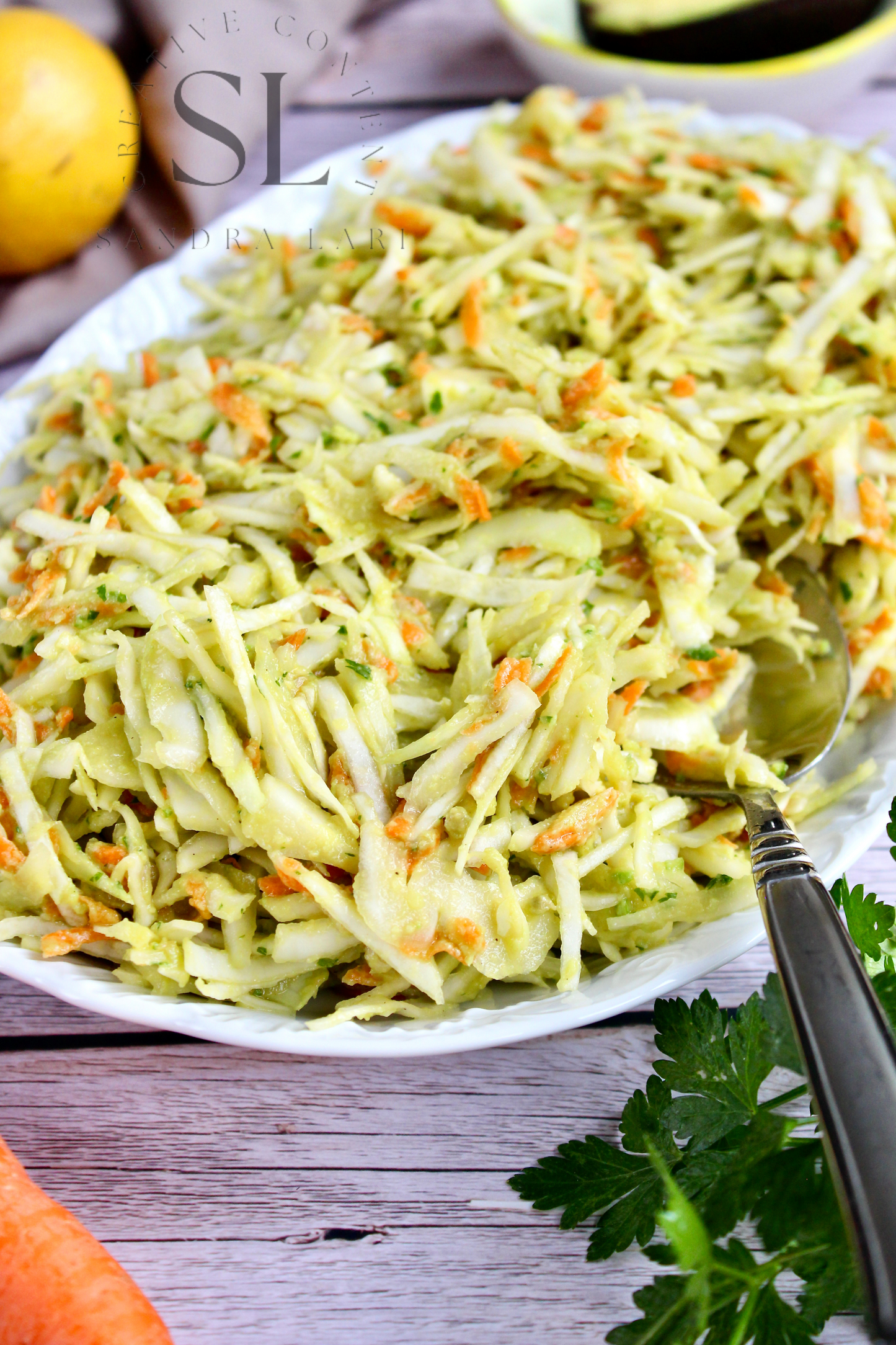 Spicy&Creamy Avocado Cabbage Salad - Exclusive