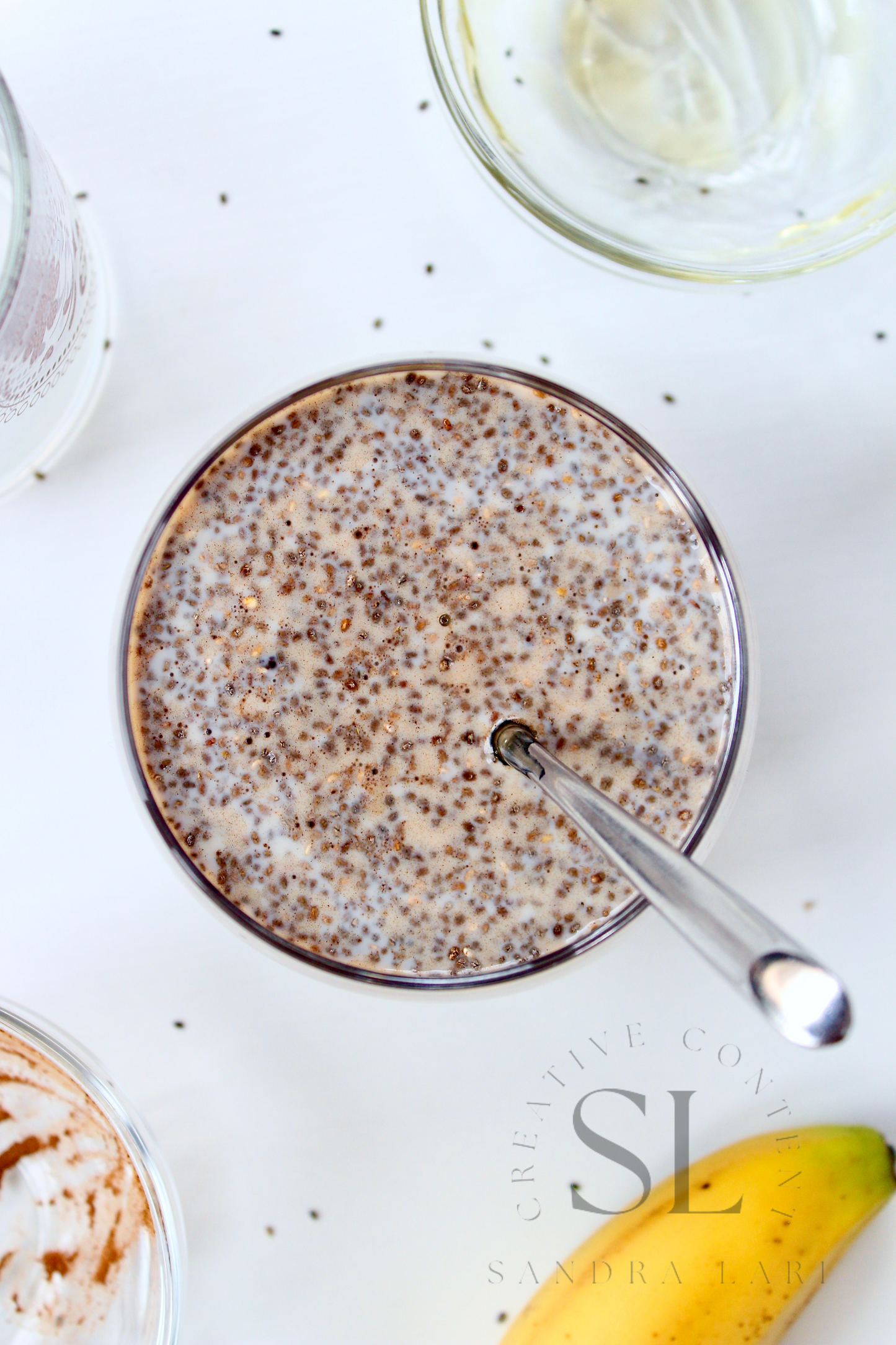 Banana Carob Chia Pudding - Exclusive