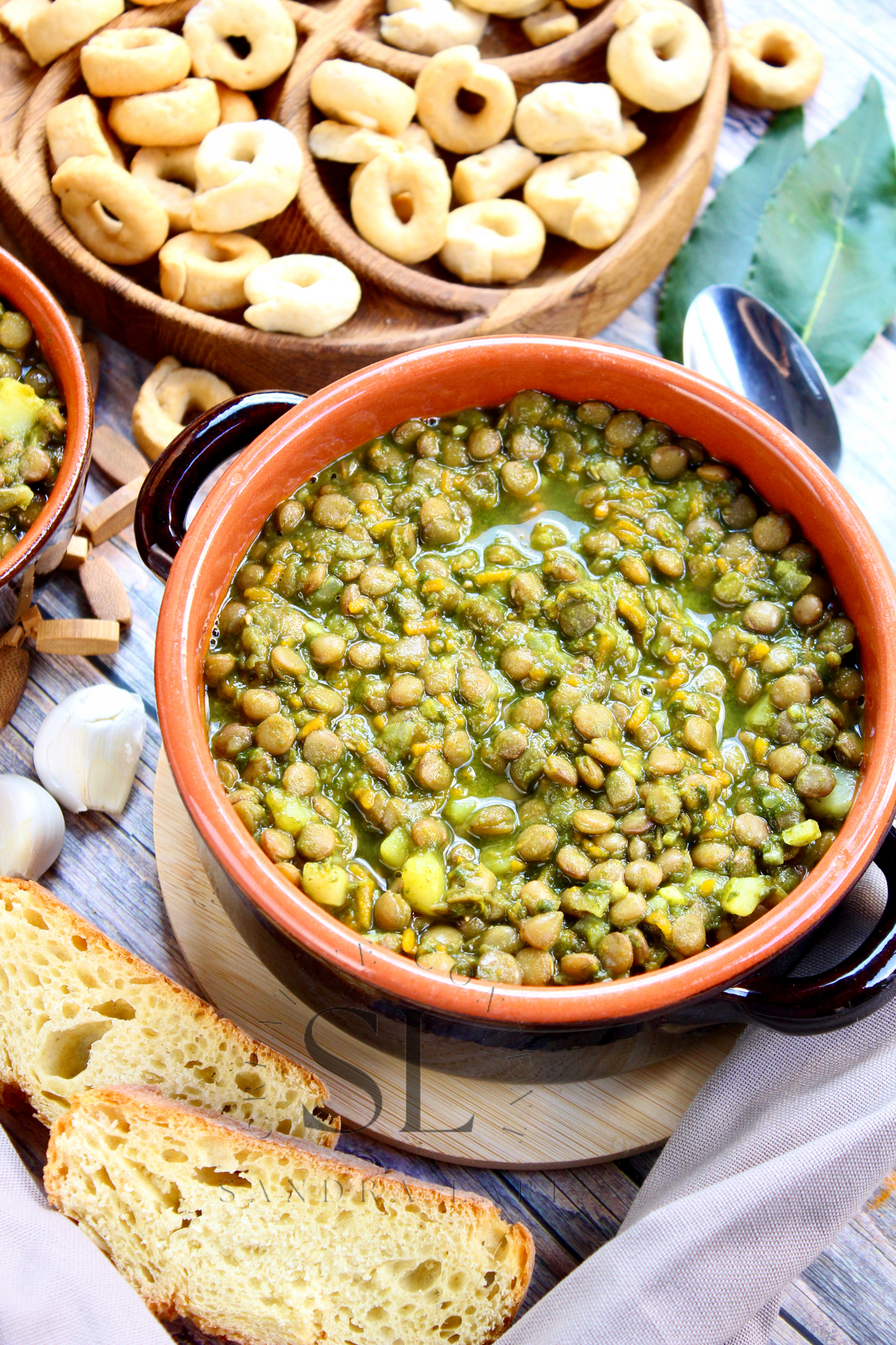 Spinach Lentil Soup - Set 3 of 3