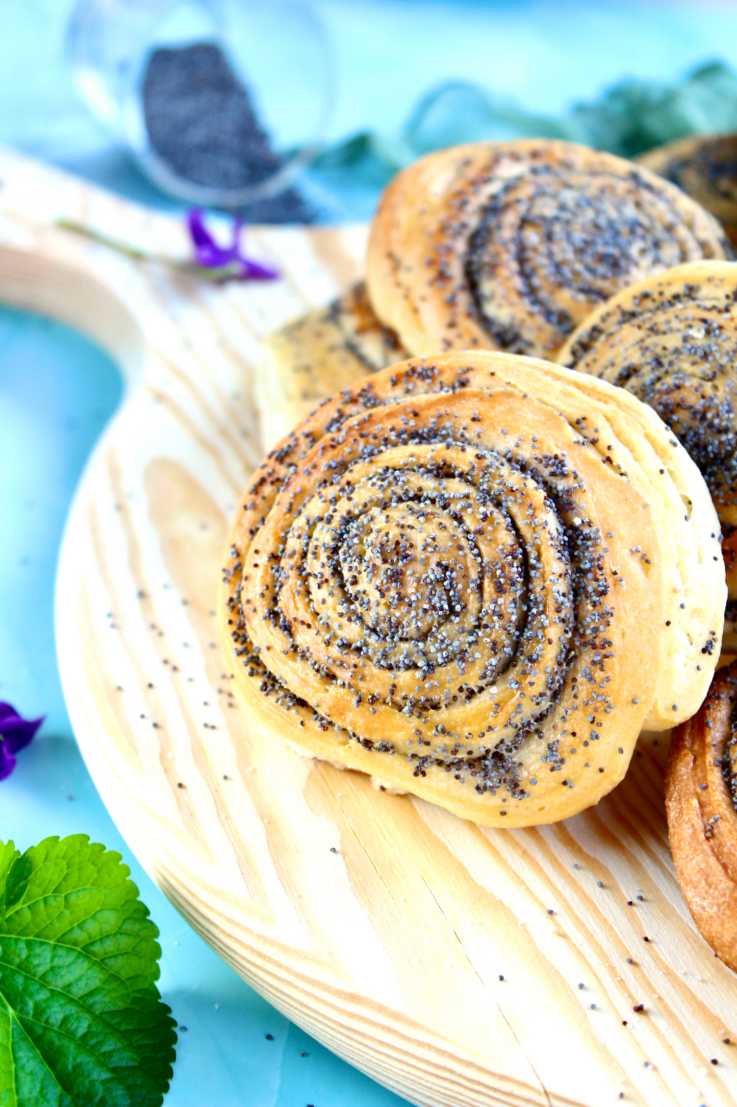 Poppy Seed Rolls with Mother Yeast - Set 1 of 3