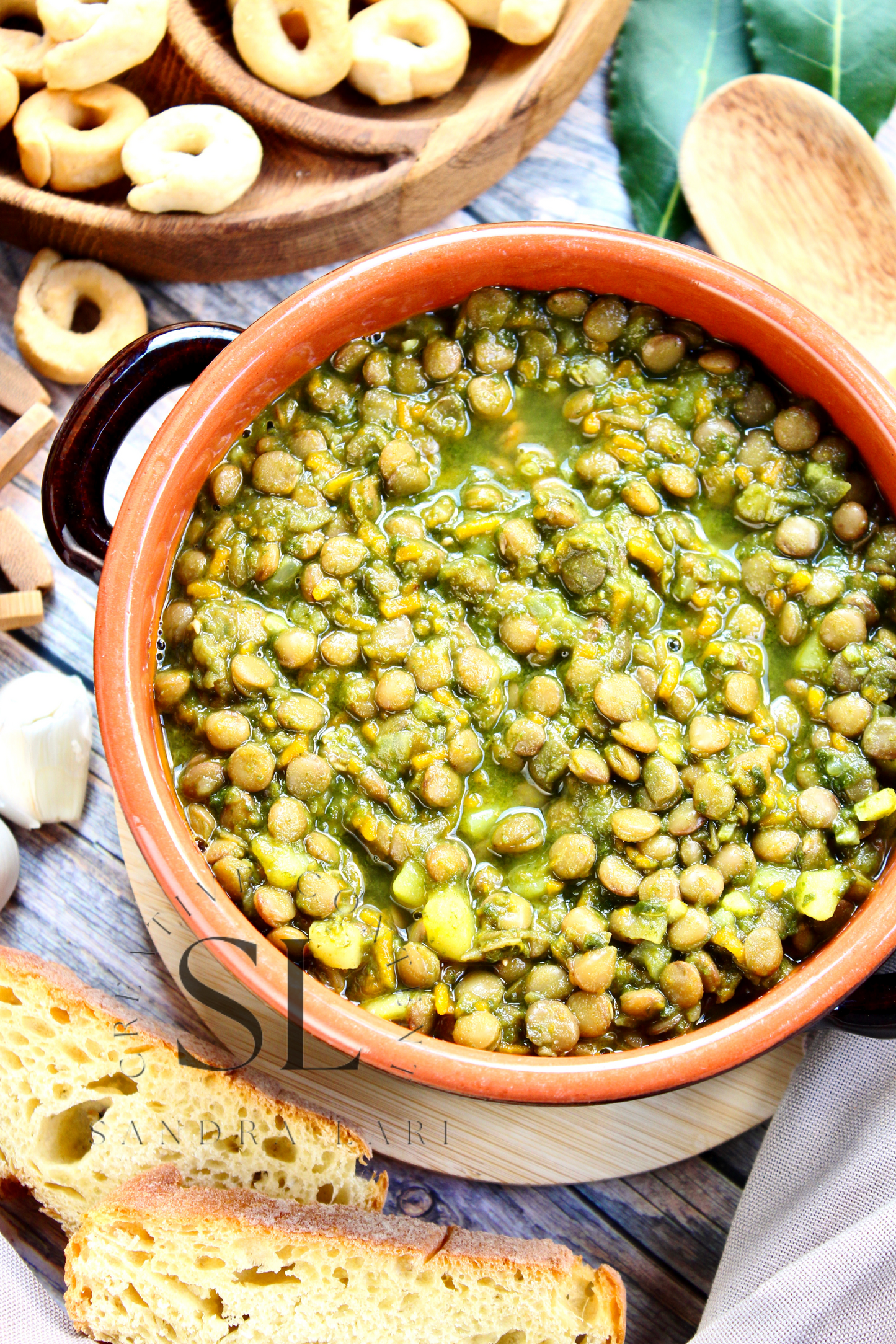 Spinach Lentil Soup - Set 3 of 3